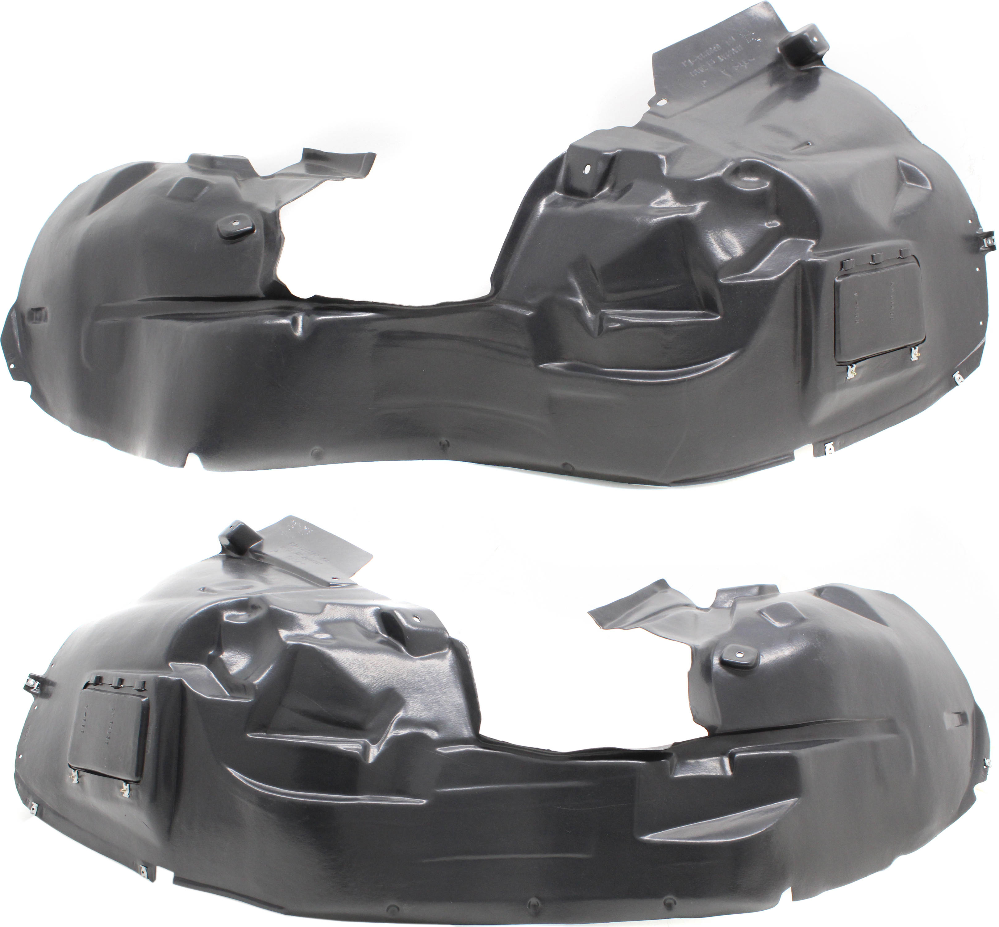 AM RENEGADE 15-18 FRONT FENDER LINER RH AND LH Trailhawk Model SKU SET RJ22210007 Partslink CH1248184 CH1249184 OEM 68254967AA PFM 68254969AA PFM