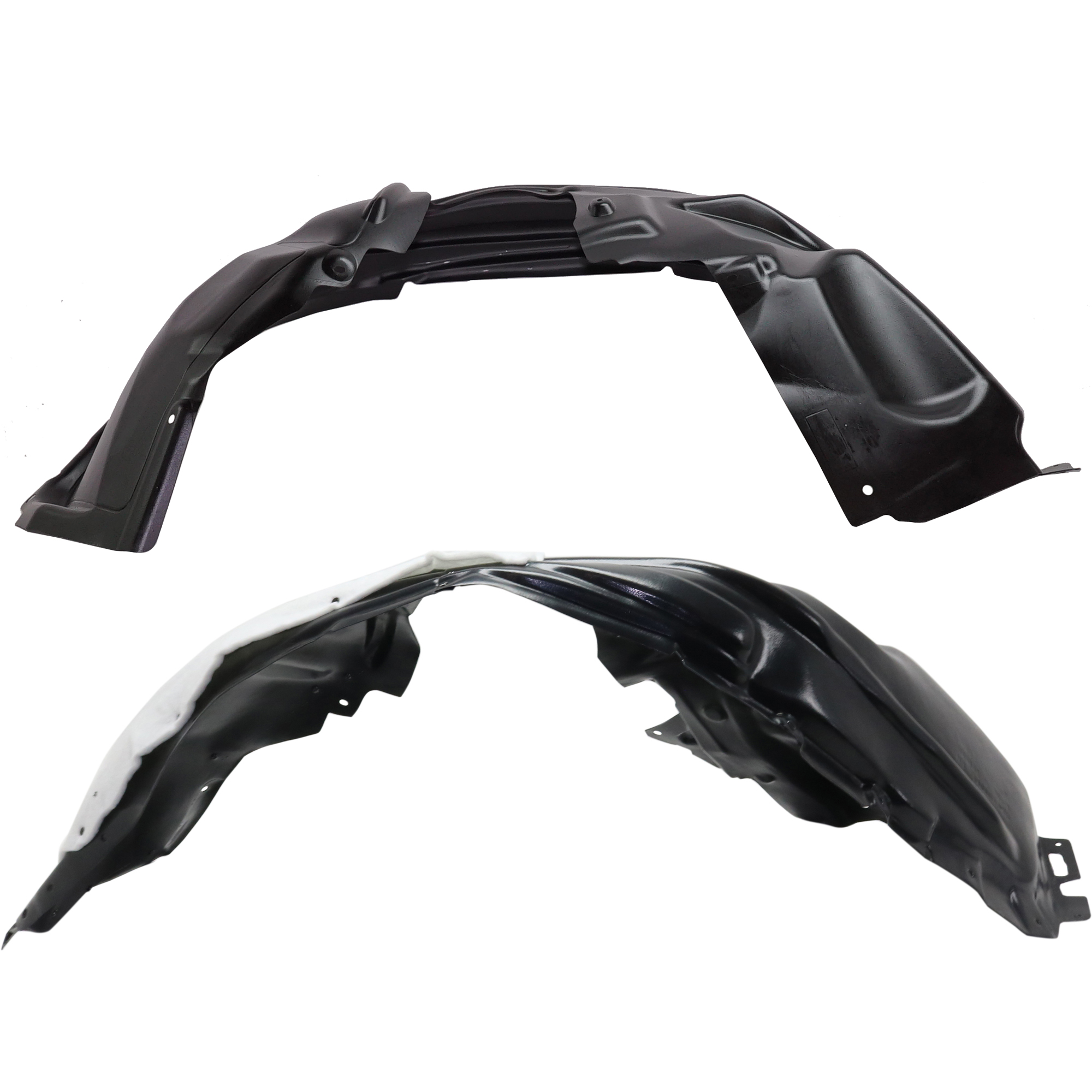 AM CHEROKEE 19-23 FRONT FENDER LINER RH AND LH w Insulation Foam SKU SET RJ22210021 Partslink CH1249201 CH1248201 OEM 68287922AC 68287926AC 68287923