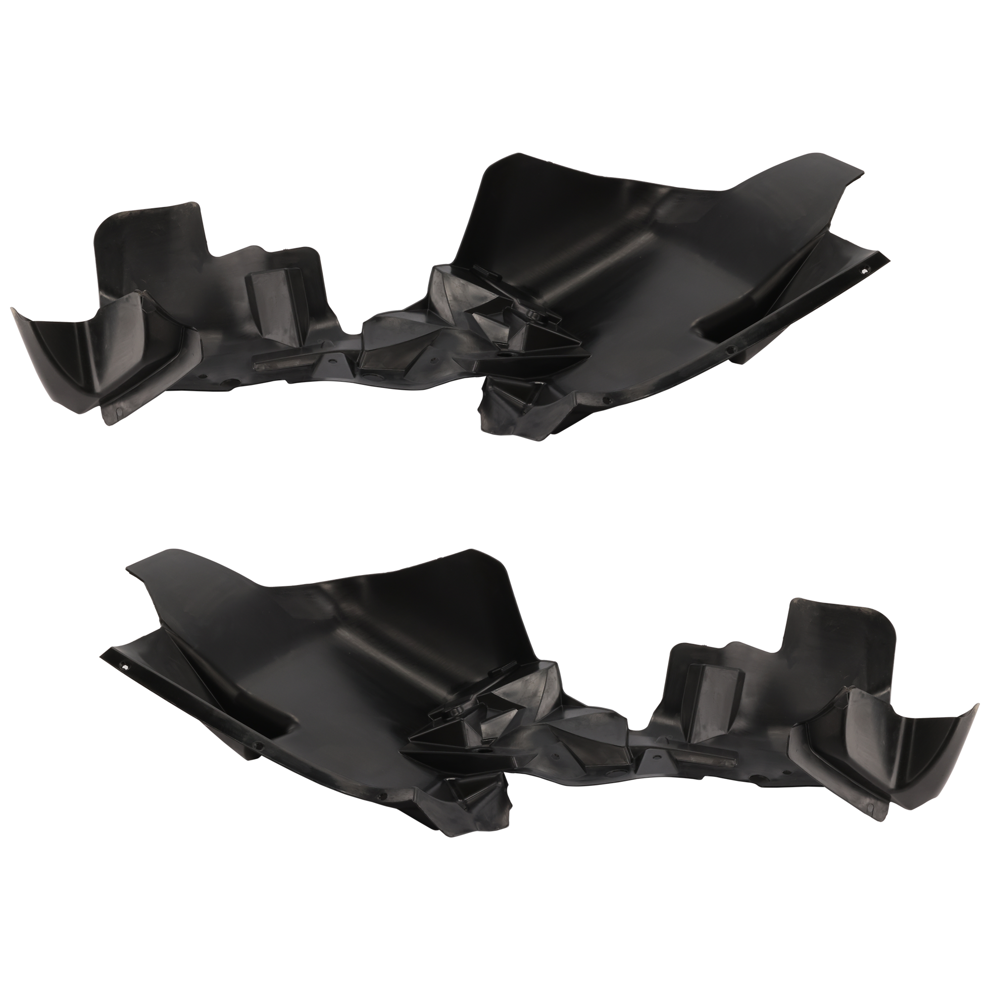 AM WRANGLER 07-17 WRANGLER JK 18-18 FRONT FENDER LINER RH AND LH Plastic w Aluminum Injection Form CAPA SKU SET RJ22210047Q Partslink CH1250132C CH1251132C OEM 55157116AI 55157117AI