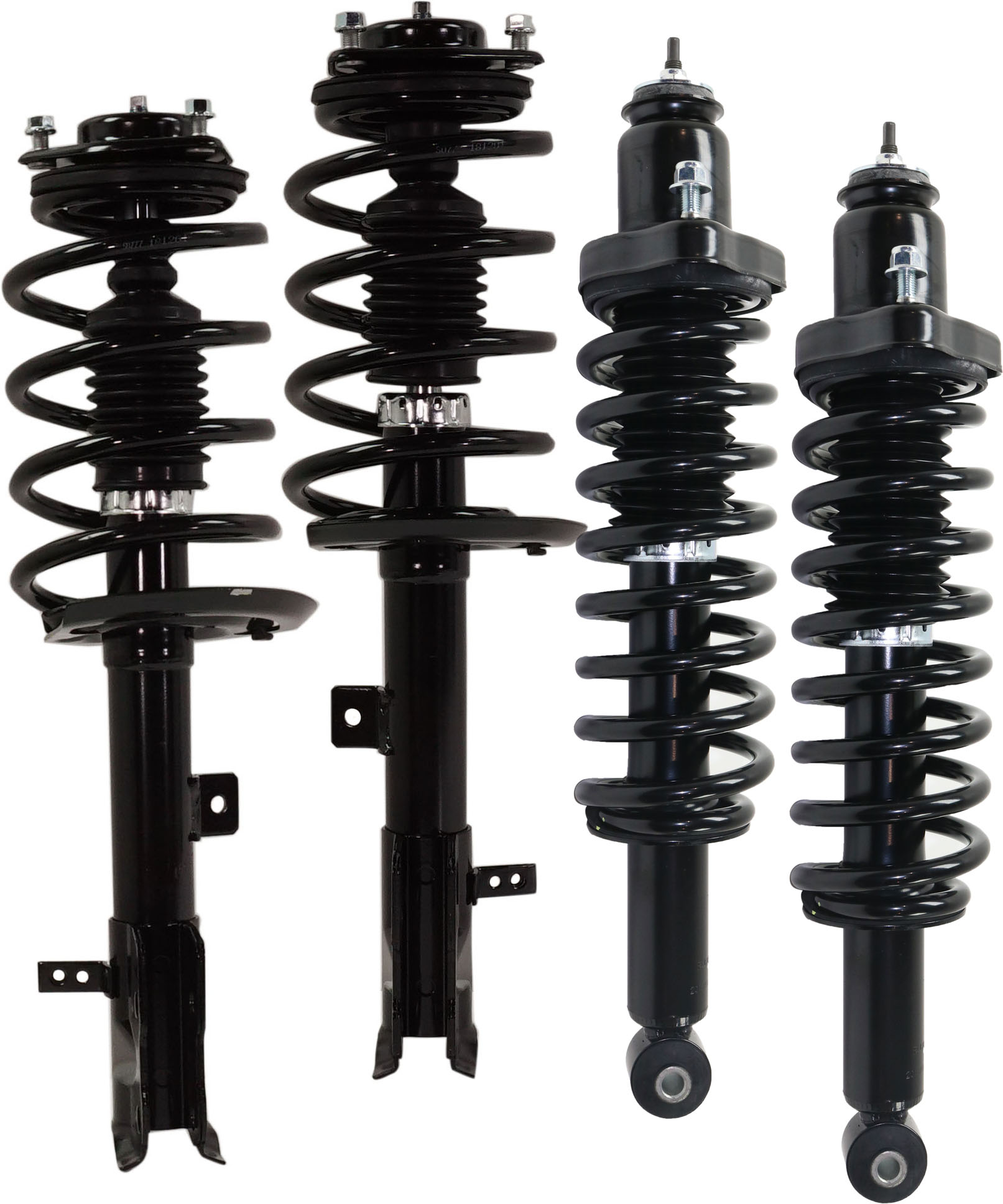 AM PATRIOT COMPASS 07-08 FRONT AND REAR FULLY LOADED STRUT RH AND LH Set of 4 SKU SET RJ28050005-4 OEM 2701552543 LS3381042B 5272718A