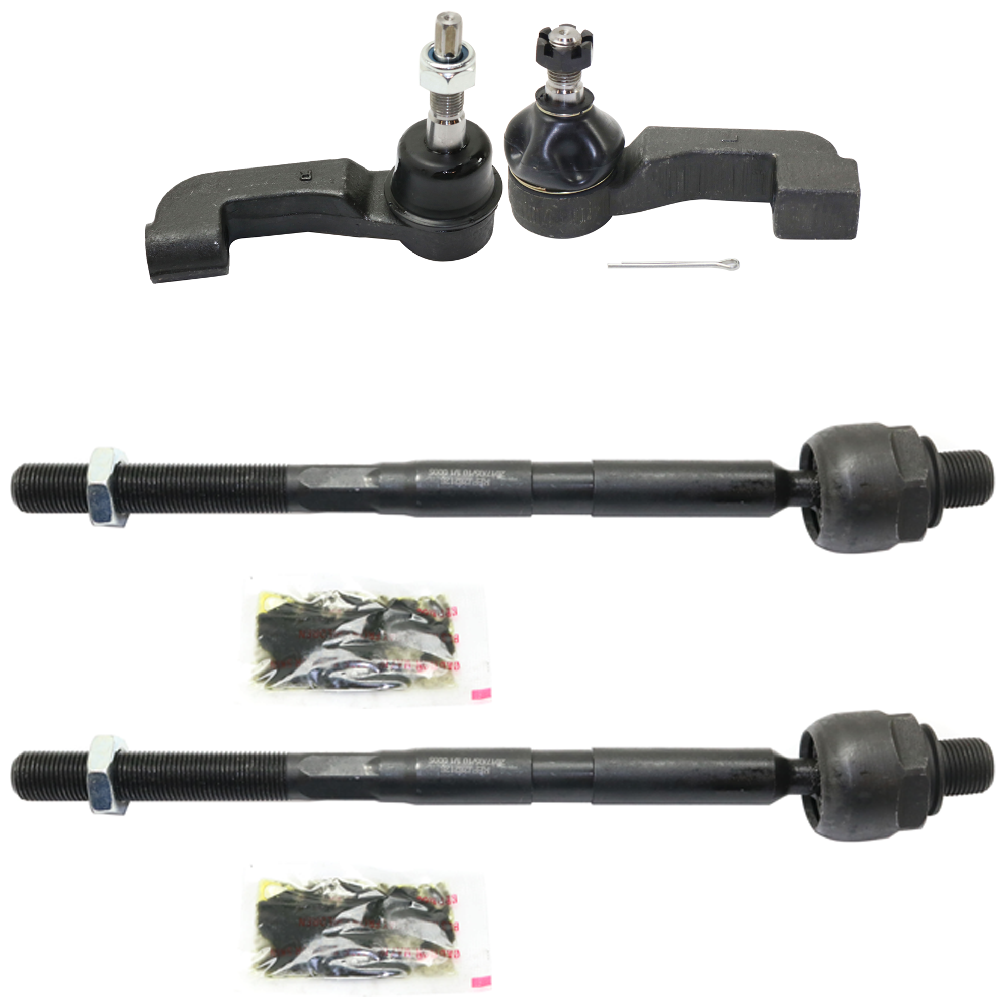 AM LIBERTY 06-07 FRONT TIE ROD RH AND LH Inner and Outer SKU SET RJ28210007-4B OEM 45A1341 ES4632-4012359-6125803