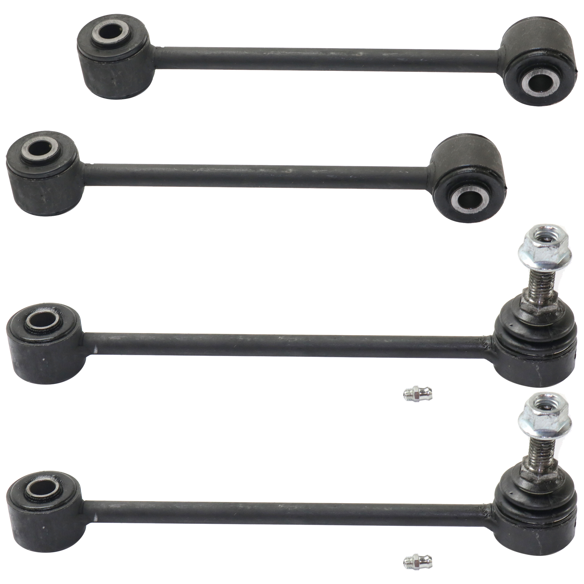AM GRAND CHEROKEE 05-10 COMMANDER 06-10 FRONT AND REAR SWAY BAR LINK RH=LH Set of 4 SKU SET RJ28680003-4 OEM 52089467AB 52089486AE