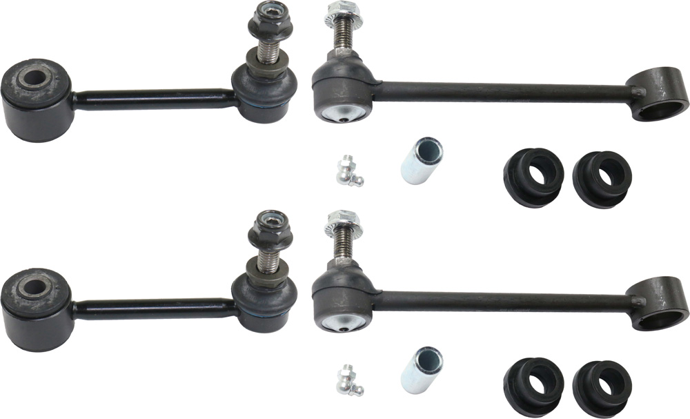 AM WRANGLER 07-18 FRONT SWAY BAR LINK RH AND LH Set of 4 SKU SET RJ28680007-4 OEM 18391-2651634-5451425-10386415
