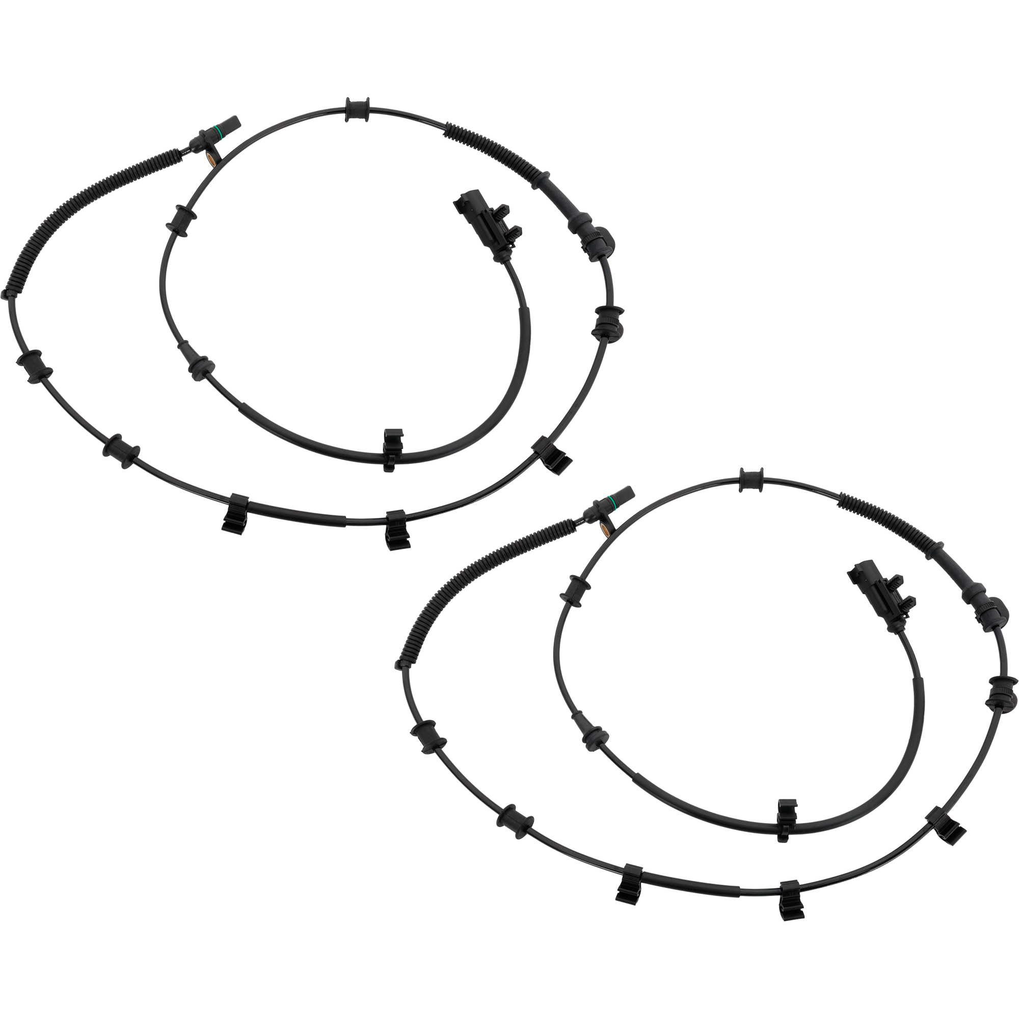 AM RAM 1500-19-20 REAR ABS SPEED SENSOR RH AND LH 2 Male Blade Terminals Female Square Connector SKU SET RJ31080048-2 OEM 68293133AB 68404545AA