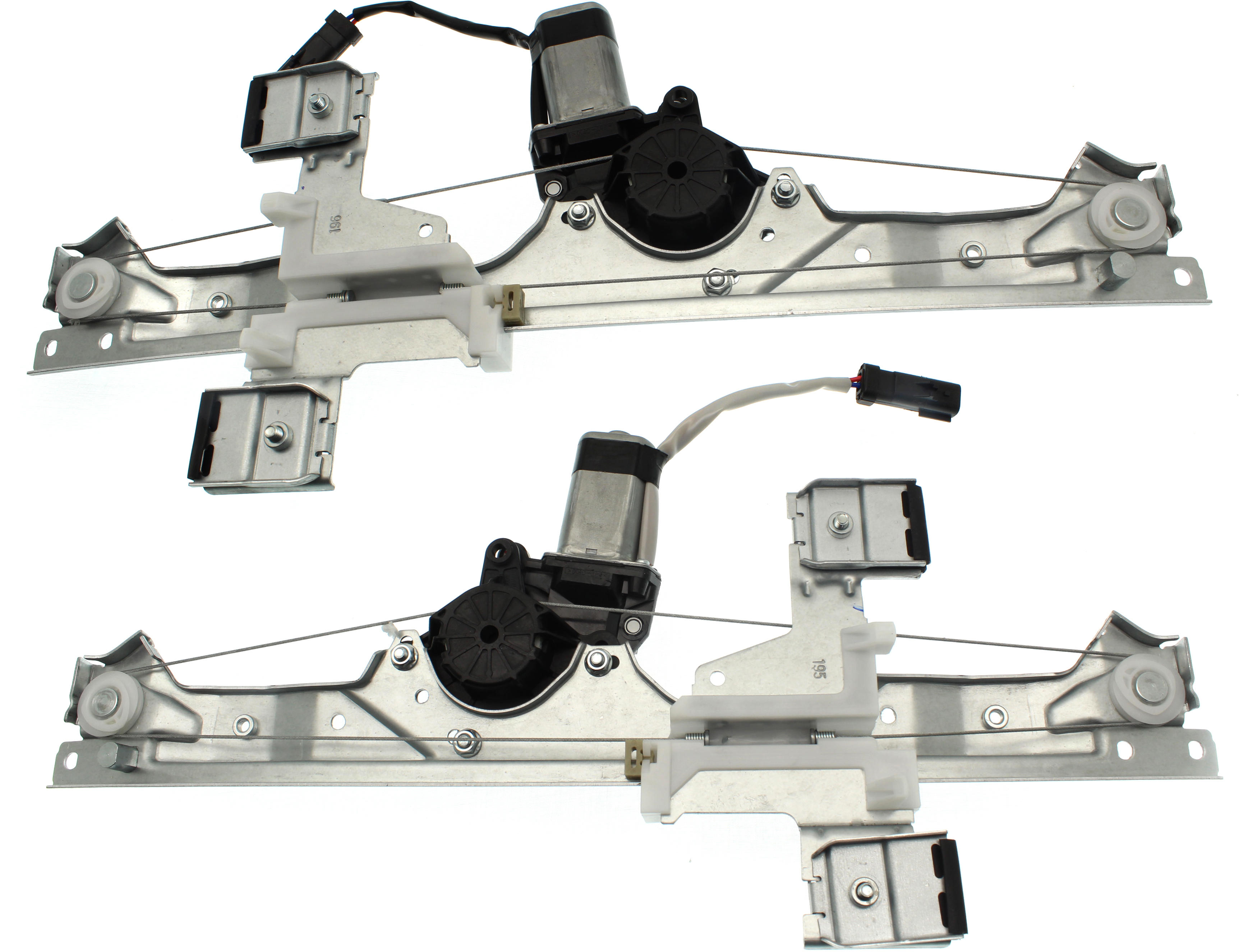 AM GRAND CHEROKEE 06-10 FRONT WINDOW REGULATOR RH AND LH Power w Motor SKU SET RJ46290001 Partslink CH1350151 CH1351151 OEM 4589170AD 4589171AD