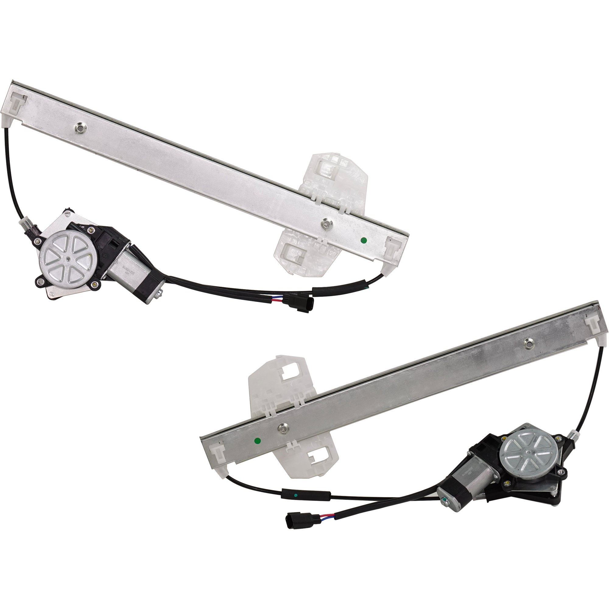 AM WRANGLER JK 07-18 FRONT WINDOW REGULATOR RH AND LH Power w Motor Full Door Type SKU SET RJ46290005 Partslink CH1351171 CH1350171 OEM 68014948AA PFM 68014949AA PFM
