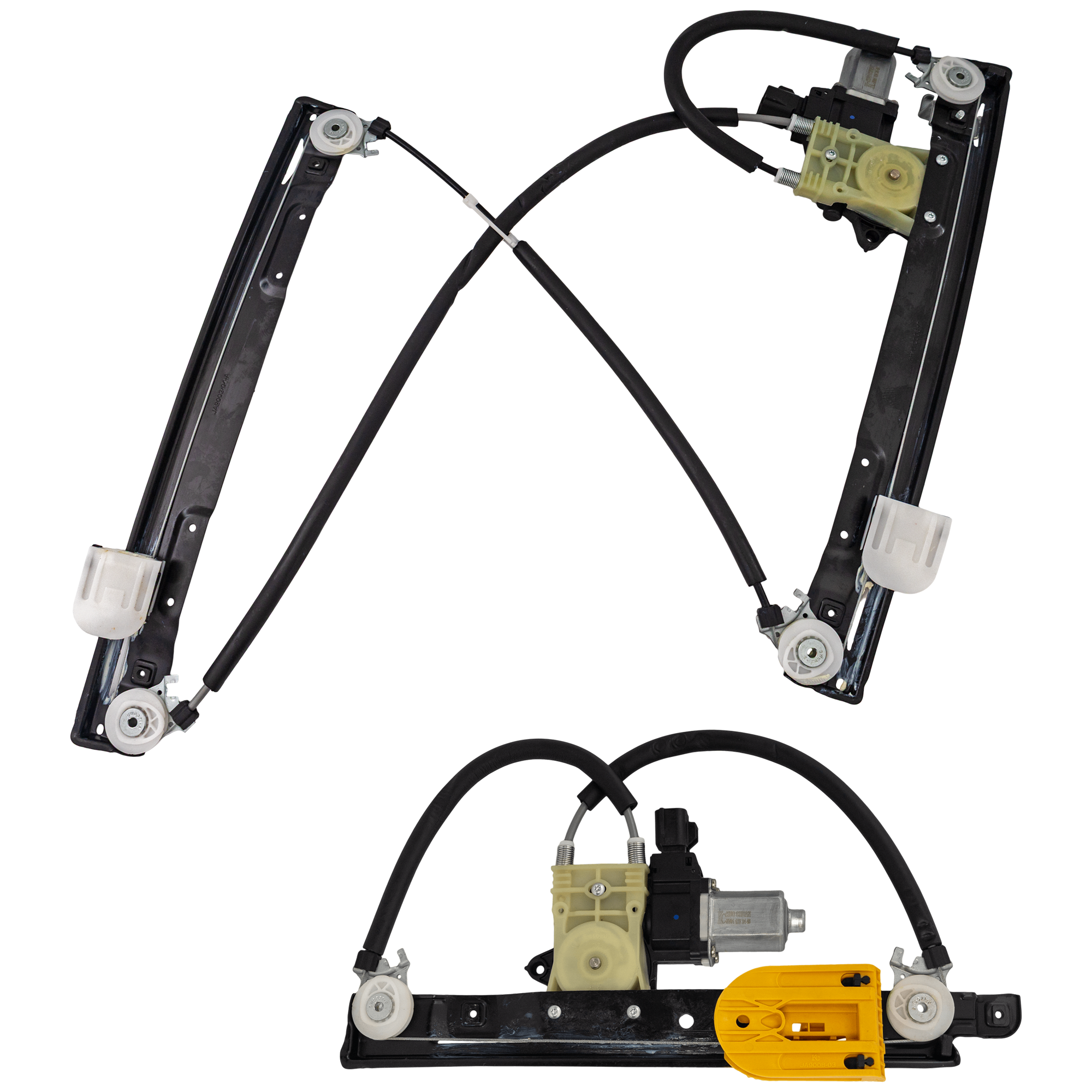 AM XF 09-15 XFR 10-15 FRONT AND REAR WINDOW REGULATOR LH Power w Motor 6 Pins SKU SET RJ46290024 OEM C2Z26992 C2Z31201