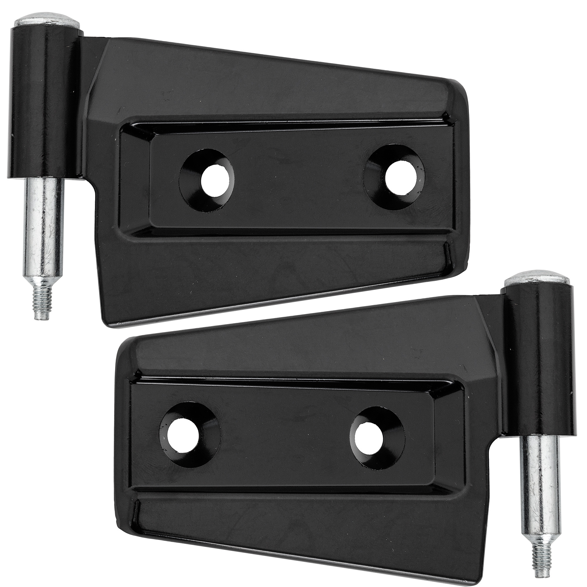 AM WRANGLER 07-18 FRONT DOOR HINGE RH AND LH Upper=Lower Smooth Black =REAR SKU SET RJ46390005 OEM 55395384AF 55395385AF