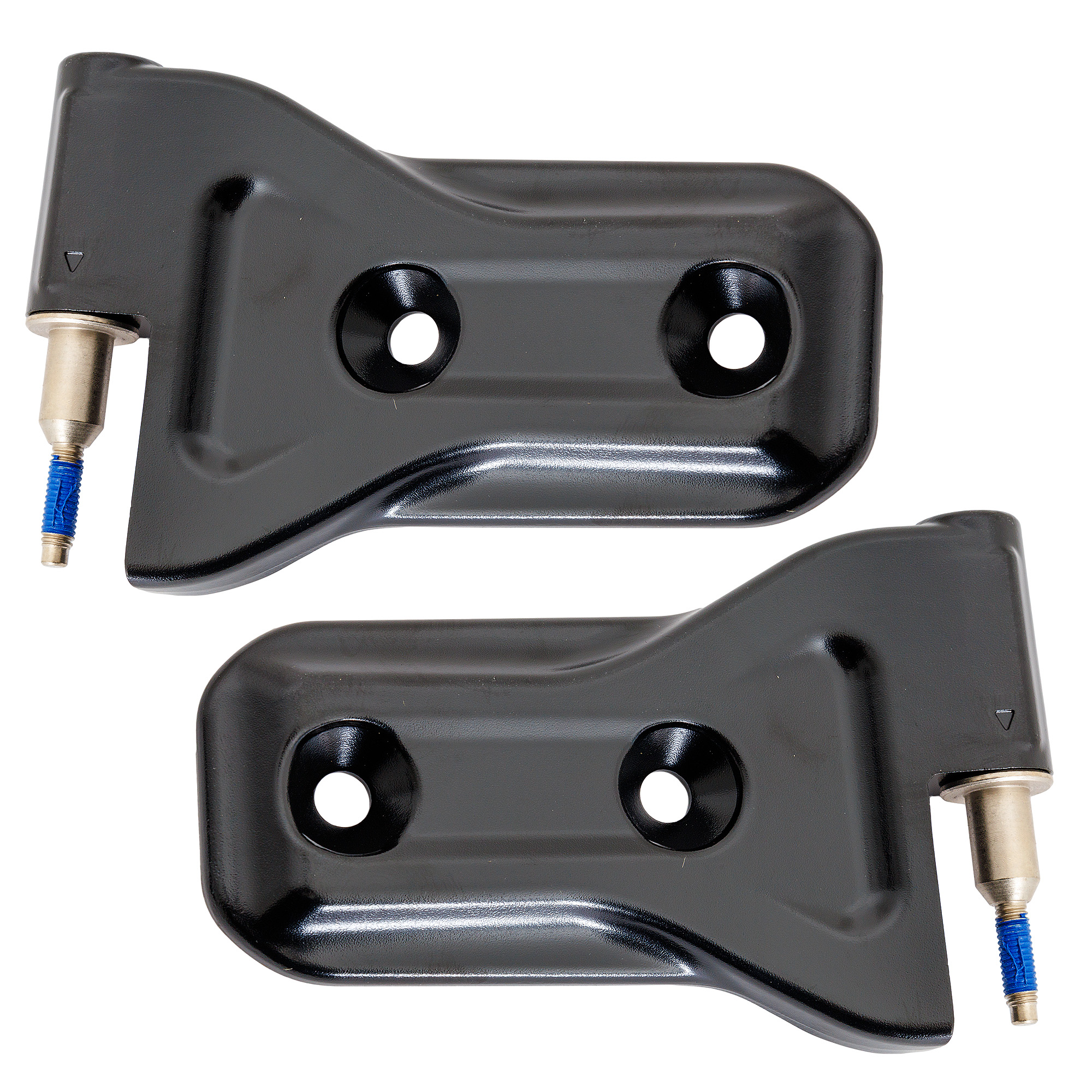 AM WRANGLER 18-20 FRONT DOOR HINGE RH AND LH Upper Smooth Black =REAR SKU SET RJ46390007 OEM 68302124AB 68302125AB