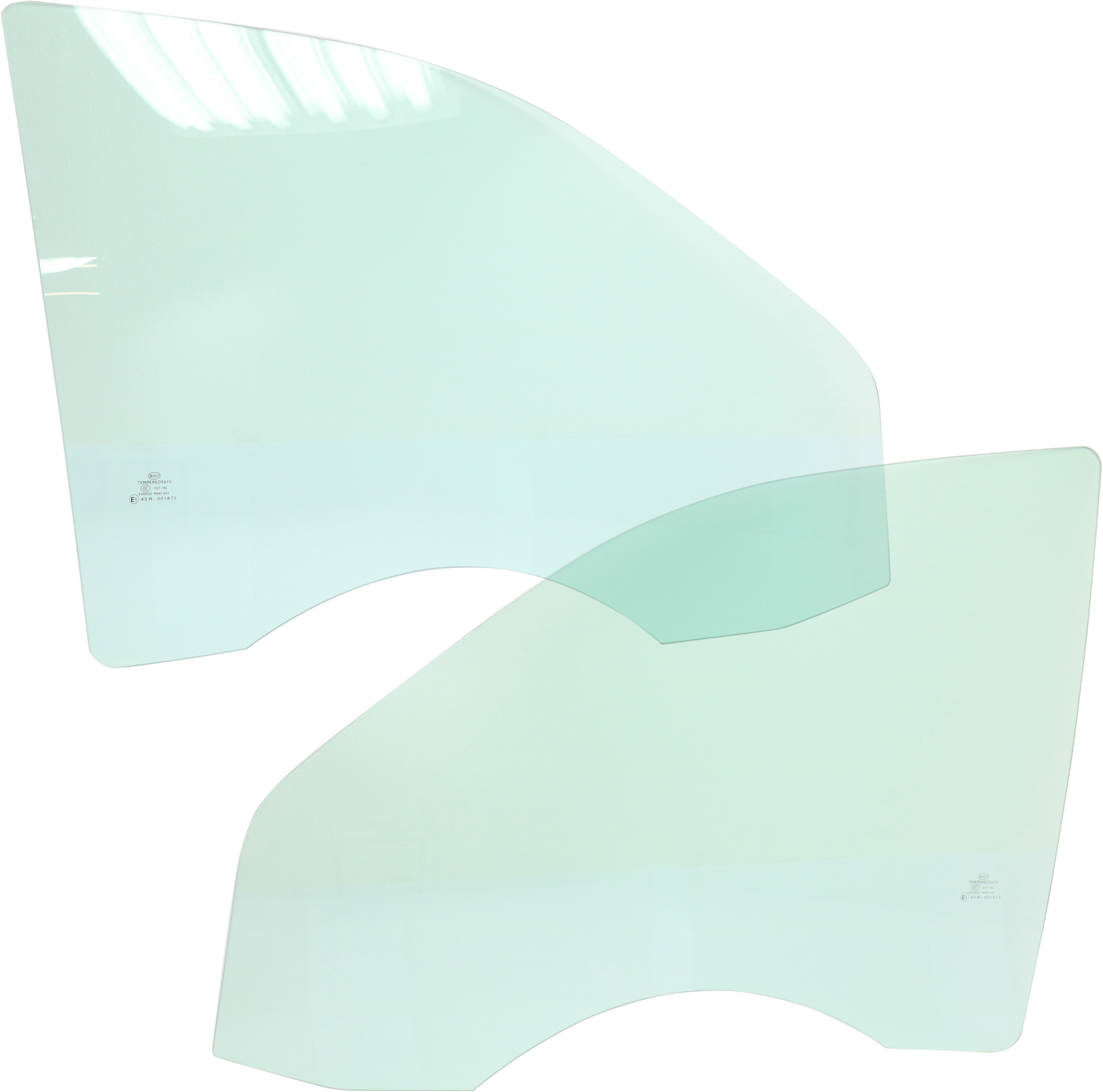 AM GRAND CHEROKEE 05-05 FRONT DOOR GLASS RH AND LH Green Tint Non Laminated To 9-5-05 SKU SET RJ48010001 OEM 55394254AC DD10787GTNN 5539425