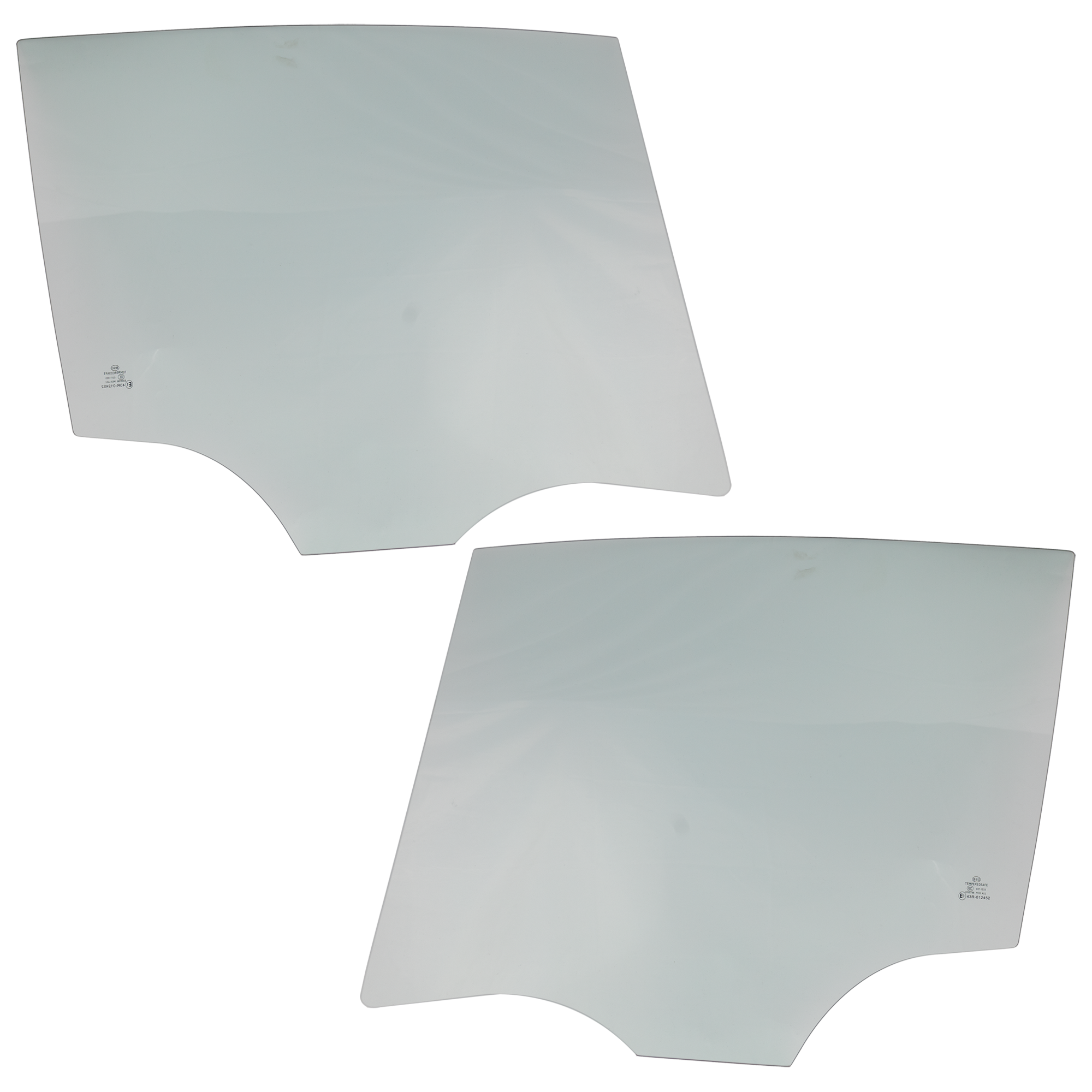 AM JEEP RENEGADE 15-15 FRONT DOOR GLASS RH AND LH Green Tint w Solar SKU SET RJ48010025 OEM 68256268AA 68256317AA
