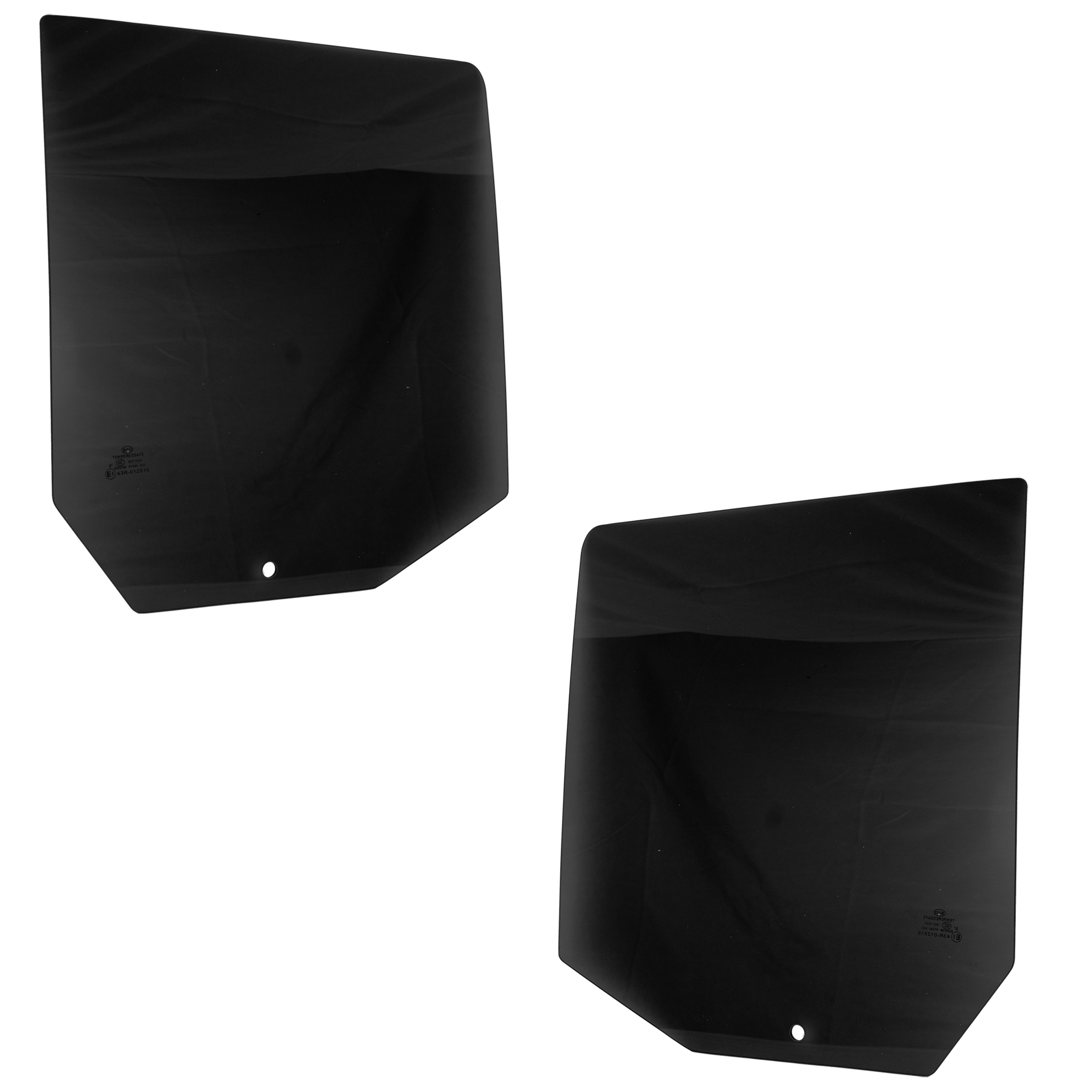 AM JEEP WRANGLER 07-18 REAR DOOR GLASS RH AND LH Gray Tint Privacy w Solar SKU SET RJ48130009 OEM 55395732AB 55395733AB