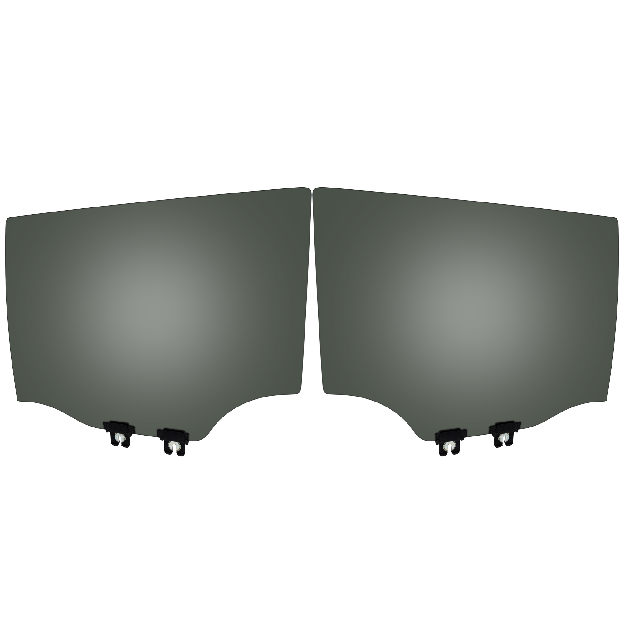 AM COMPASS 17-24 REAR DOOR GLASS RH AND LH Gray Tint Privacy w Solar Clip MP Body SKU SET RJ48130023 OEM 68391492AA 68391493AA