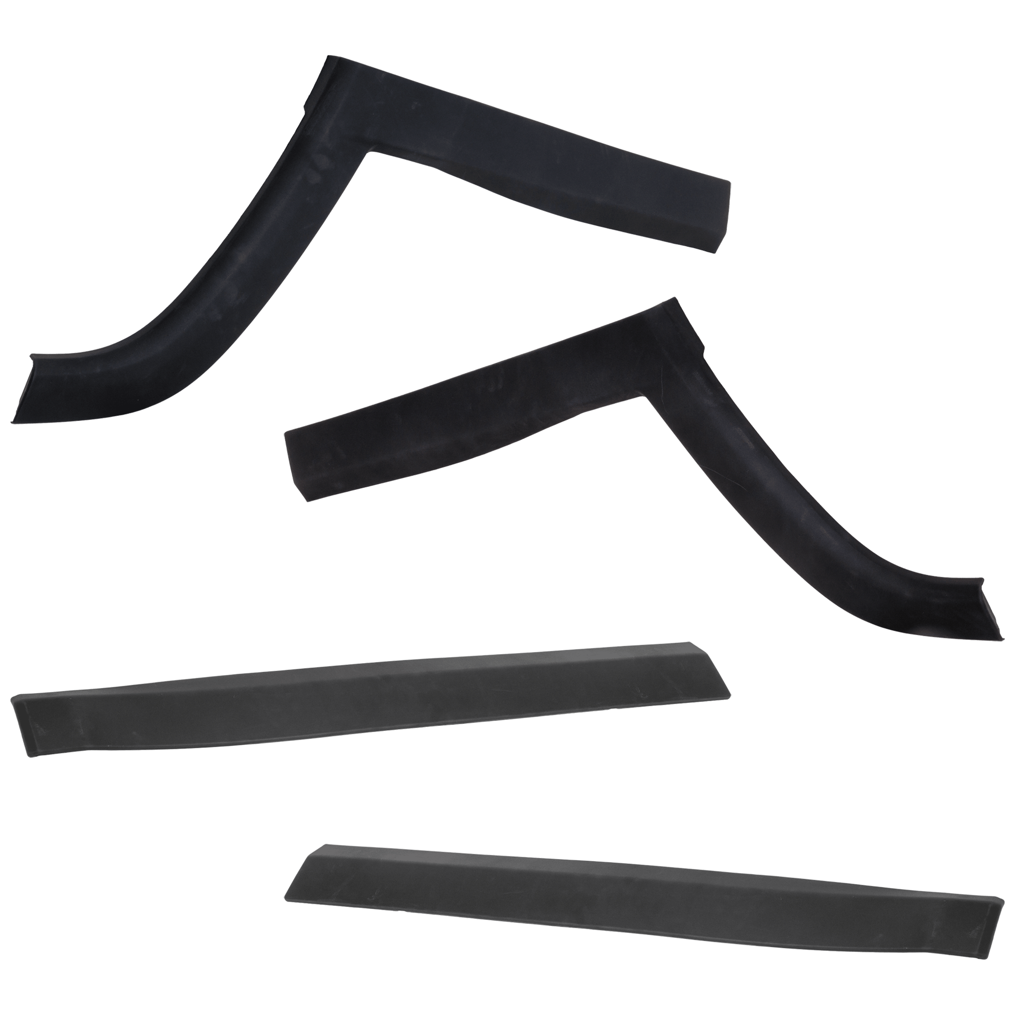 AM COMPASS 17-24 FRONT AND REAR DOOR MOLDING RH AND LH Textured Black SKU SET RJ49090003-4