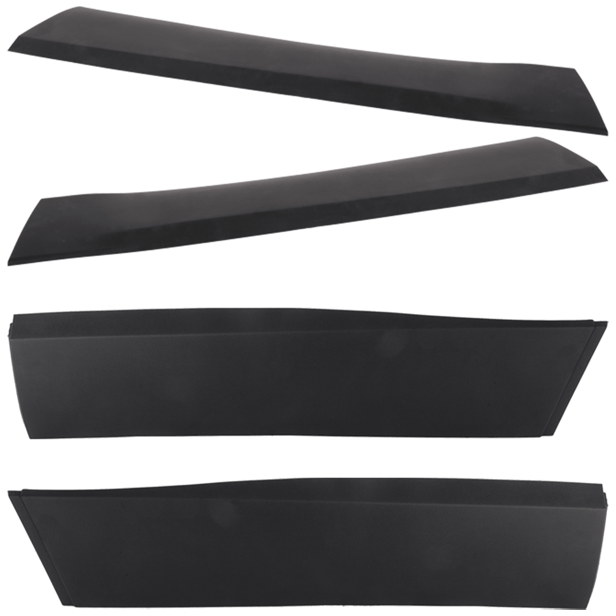 AM CHEROKEE 14-23 FRONT AND REAR DOOR MOLDING RH AND LH Textured Black SKU SET RJ49090007-4