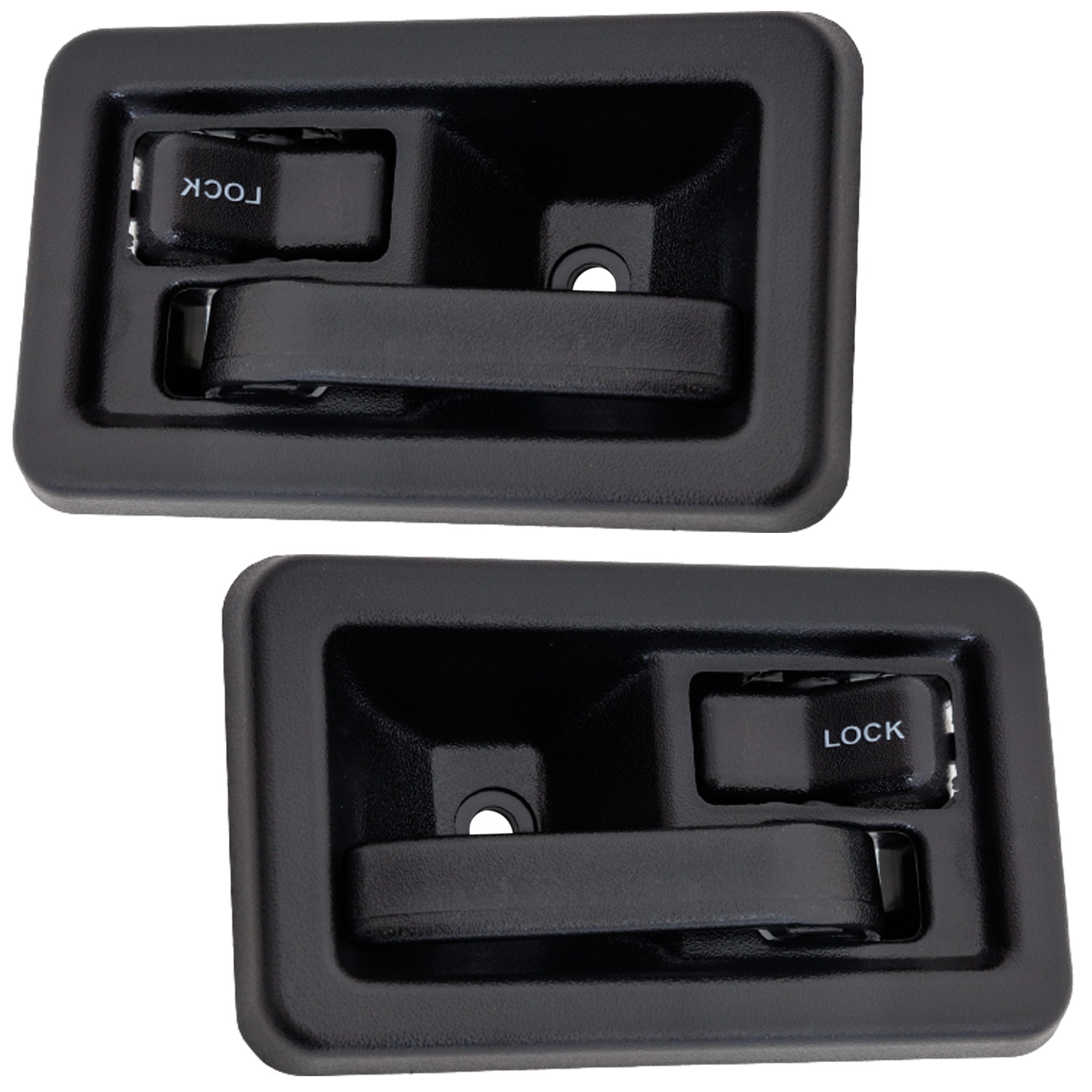 AM WRANGLER 03-06 FRONT INTERIOR DOOR HANDLE RH AND LH Textured Black =REAR SKU SET RJ49130001 OEM 55176476AC 55176477AC