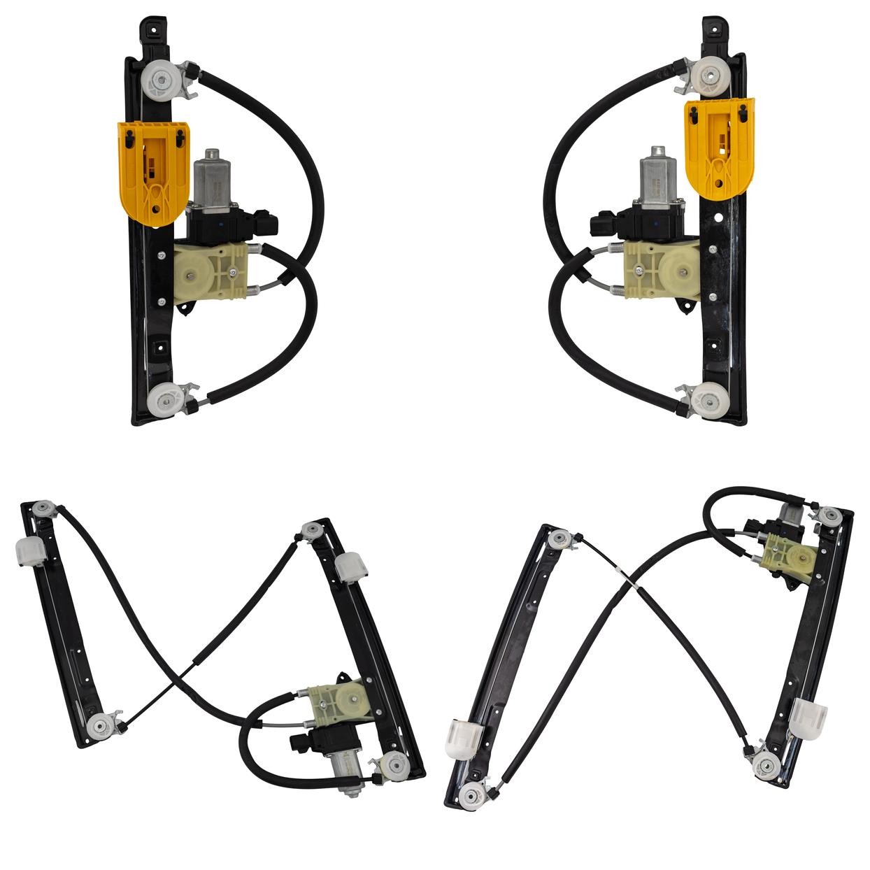 AM XF 09-15 FRONT AND REAR WINDOW REGULATOR RH AND LH Power w Motor SKU SET RJ49170023-4 OEM C2Z26991 C2Z26992 C2Z31200 C2Z