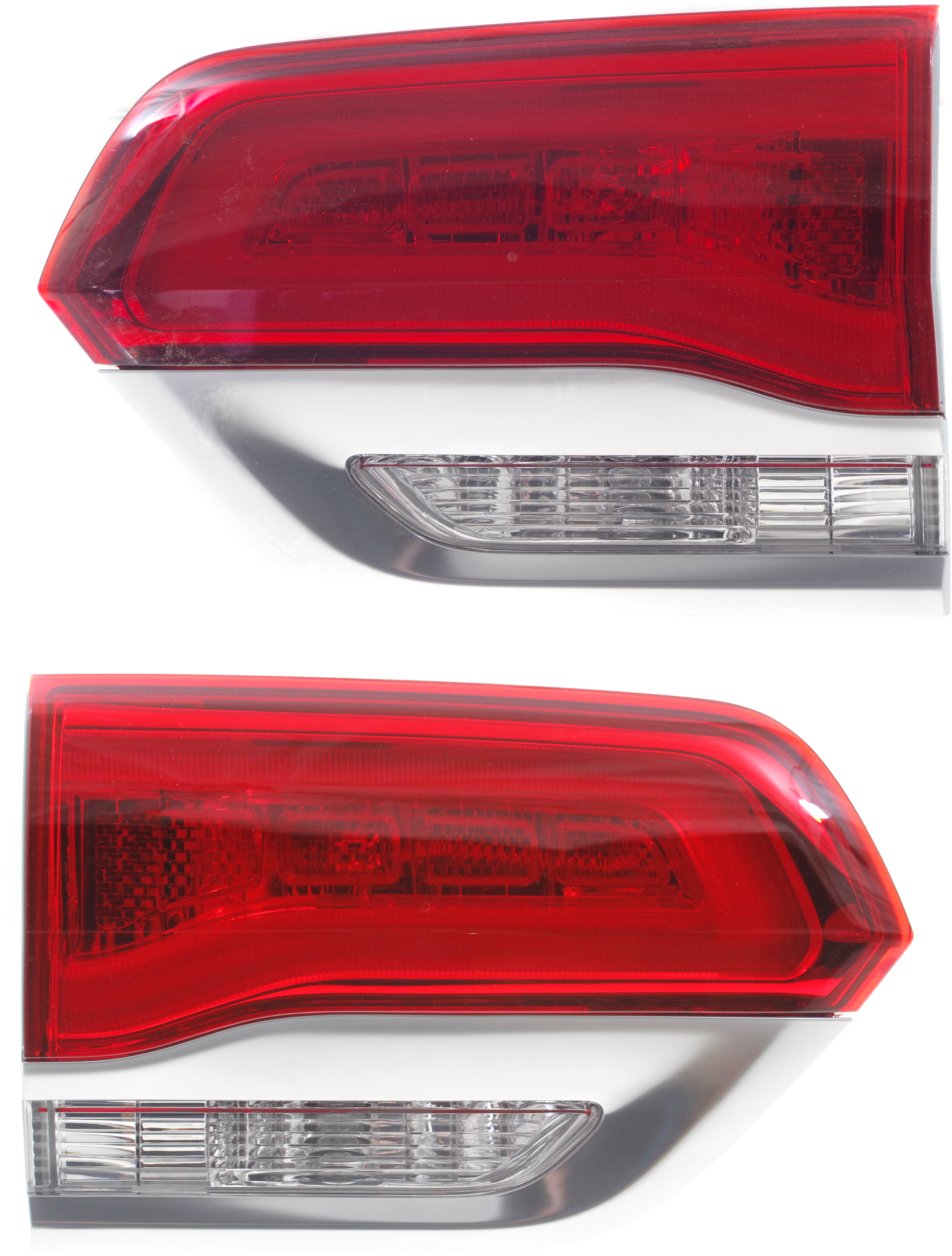 AM GRAND CHEROKEE 14-21 GRAND CHEROKEE WK 22-22 TAIL LAMP RH AND LH Inner Assembly Halogen Laredo Limited Overland Summit Models w Granite Trim w Platinum Insert SKU SET RJ73010001 Partslink CH2803112 CH2802112 OEM 68236136AF 68236136AB 68236137