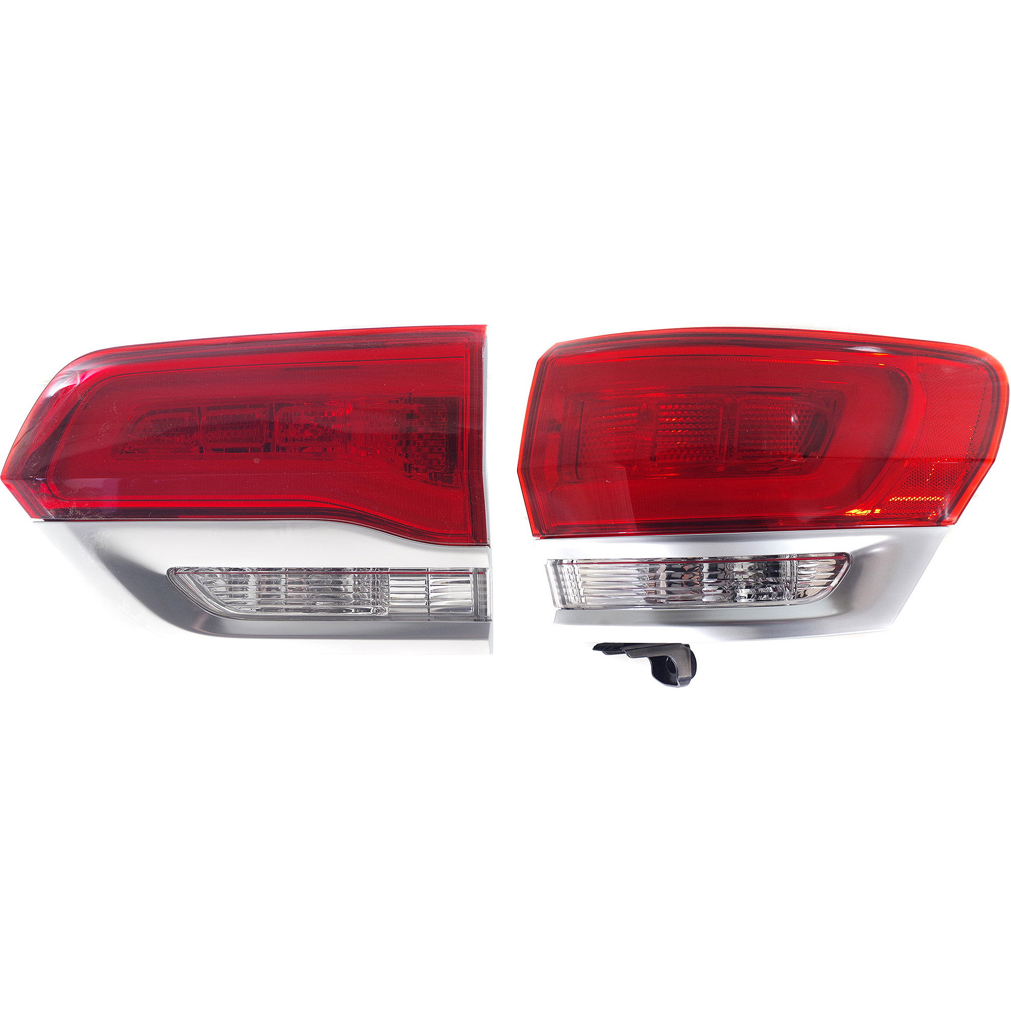 AM GRAND CHEROKEE 14-21 GRAND CHEROKEE WK 22-22 TAIL LAMP RH Inner and Outer Assembly Halogen Laredo Limited Overland Summit Models w Granite Trim w Platinum Insert SKU SET RJ73010003 A