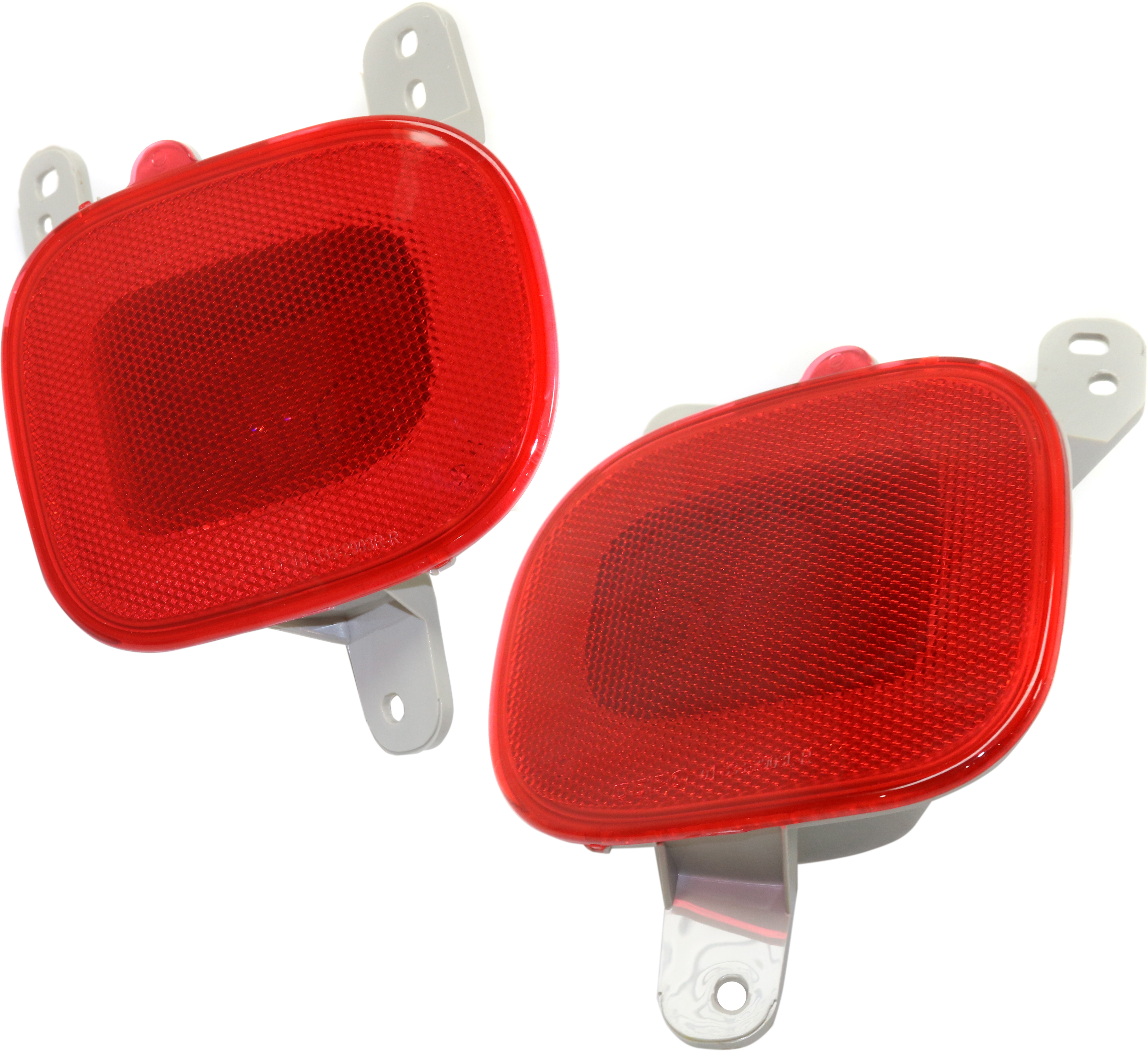 AM RENEGADE 15-18 REAR BUMPER REFLECTOR RH AND LH CAPA SKU SET RJ73490001Q Partslink CH1185103C CH1184103C OEM 68255513AA 68255514AA