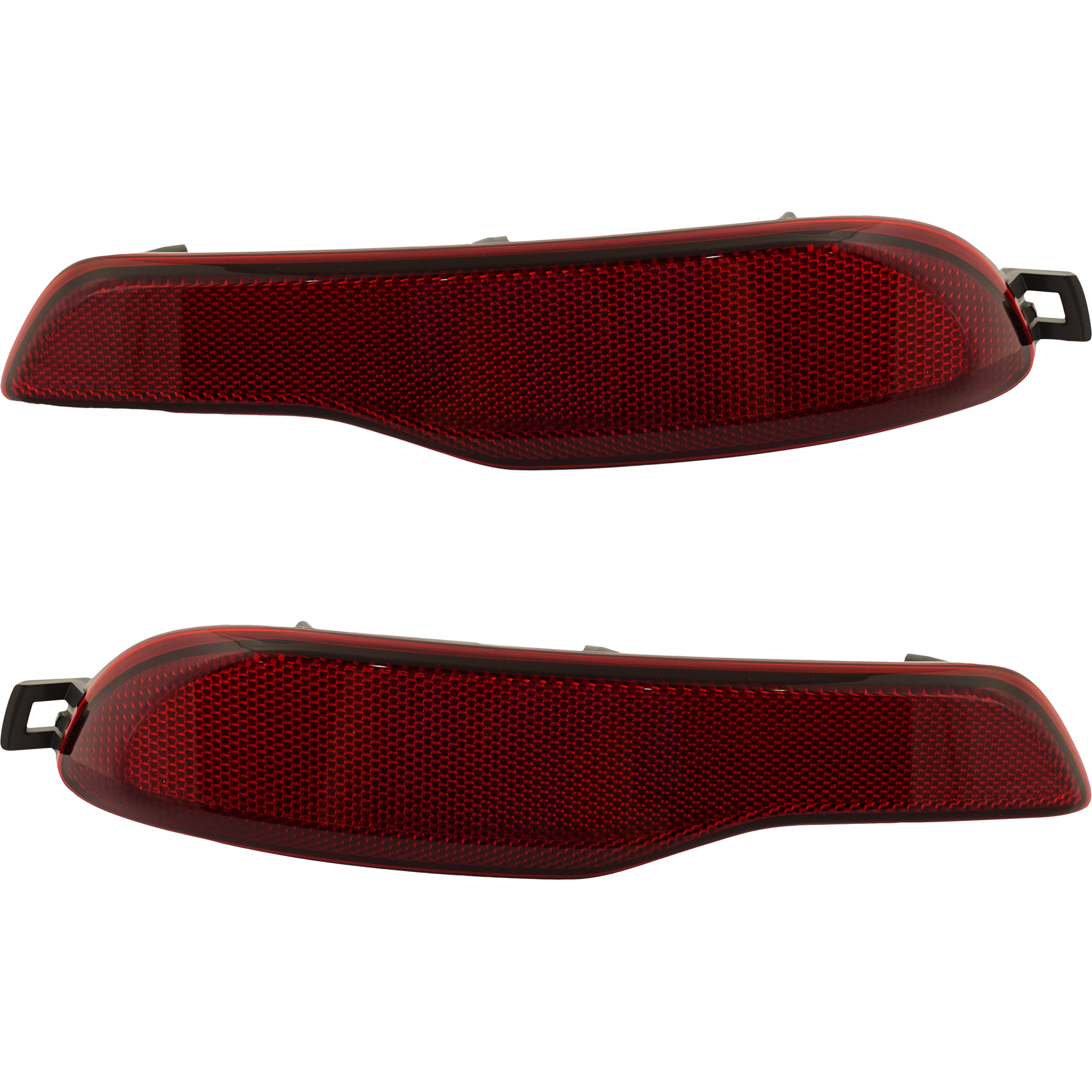 AM CHEROKEE 14-18 REAR BUMPER REFLECTOR RH AND LH Set of 2 Latitude Latitude Plus Limited North Sport Overland Trailhawk Models SKU SET RJ73490007 Partslink CH1185109 CH1184109 OEM 68105144AC 68105145AC