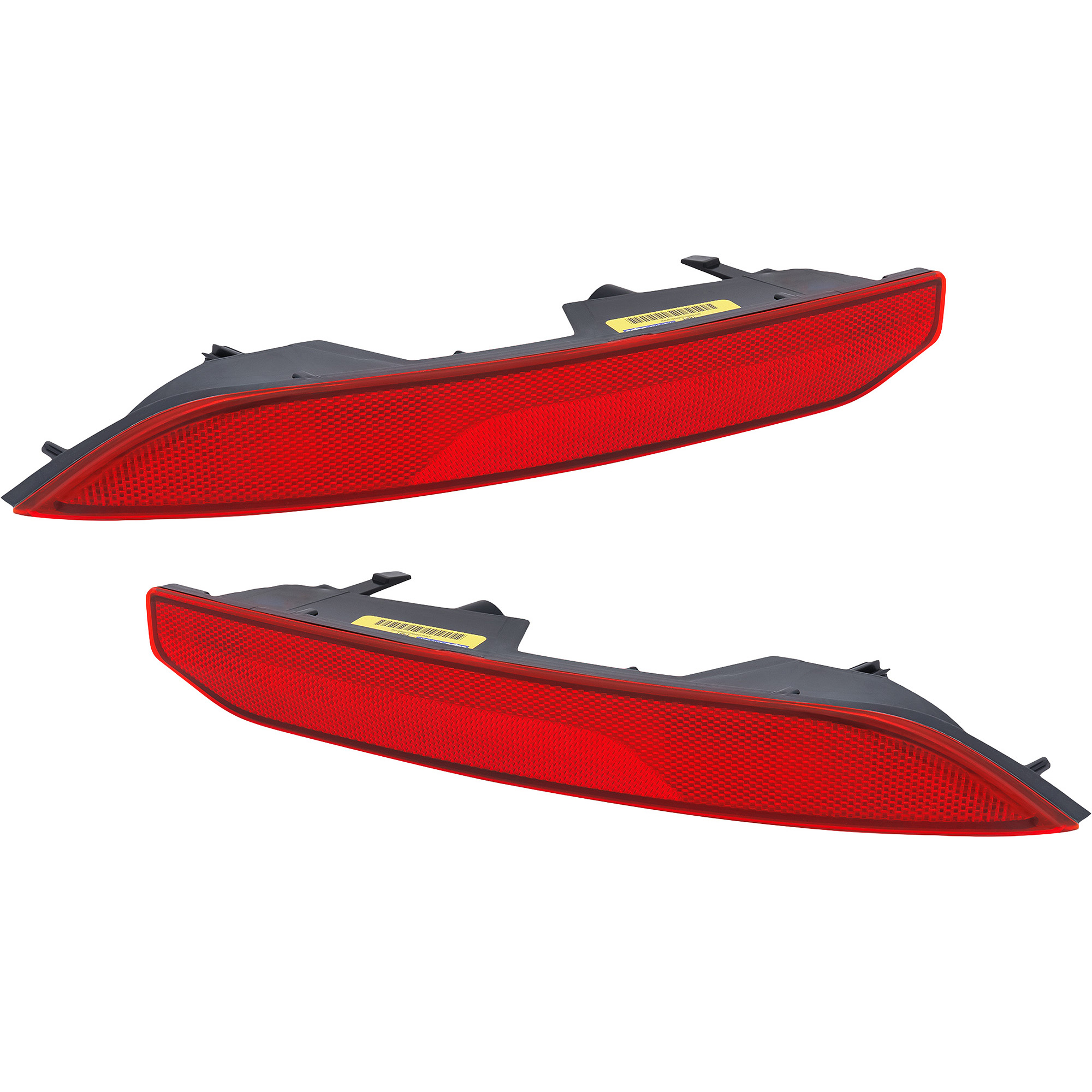 AM GRAND CHEROKEE L 21-24 REAR BUMPER REFLECTOR RH AND LH Lens and Housing CAPA SKU SET RJ73490009UQ Partslink CH1185111C CH1184111C OEM 68408778AB 68408779AB