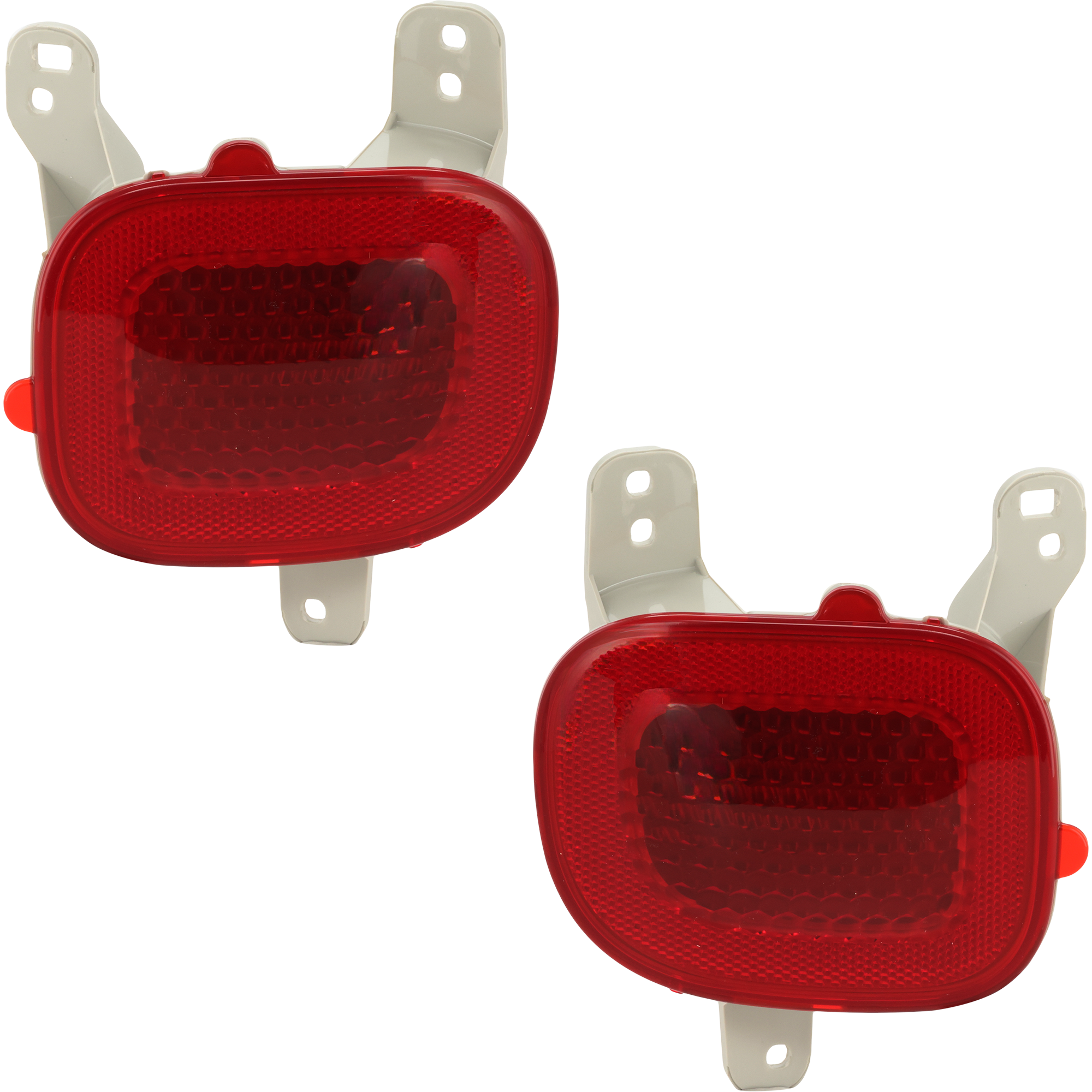 AM RENEGADE 19-23 REAR BUMPER REFLECTOR RH AND LH SKU SET RJ73490011U Partslink CH2830101 CH2831101 OEM 68489457AA 68489469AA