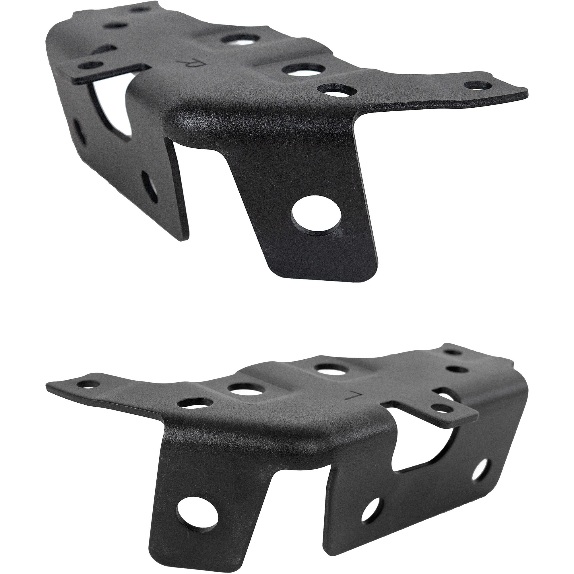 AM WRANGLER JL 18-24 REAR BUMPER BRACKET RH AND LH Extension SKU SET RJ76260001 Partslink CH1163108 CH1162108 OEM 68295572AB 68295573AB