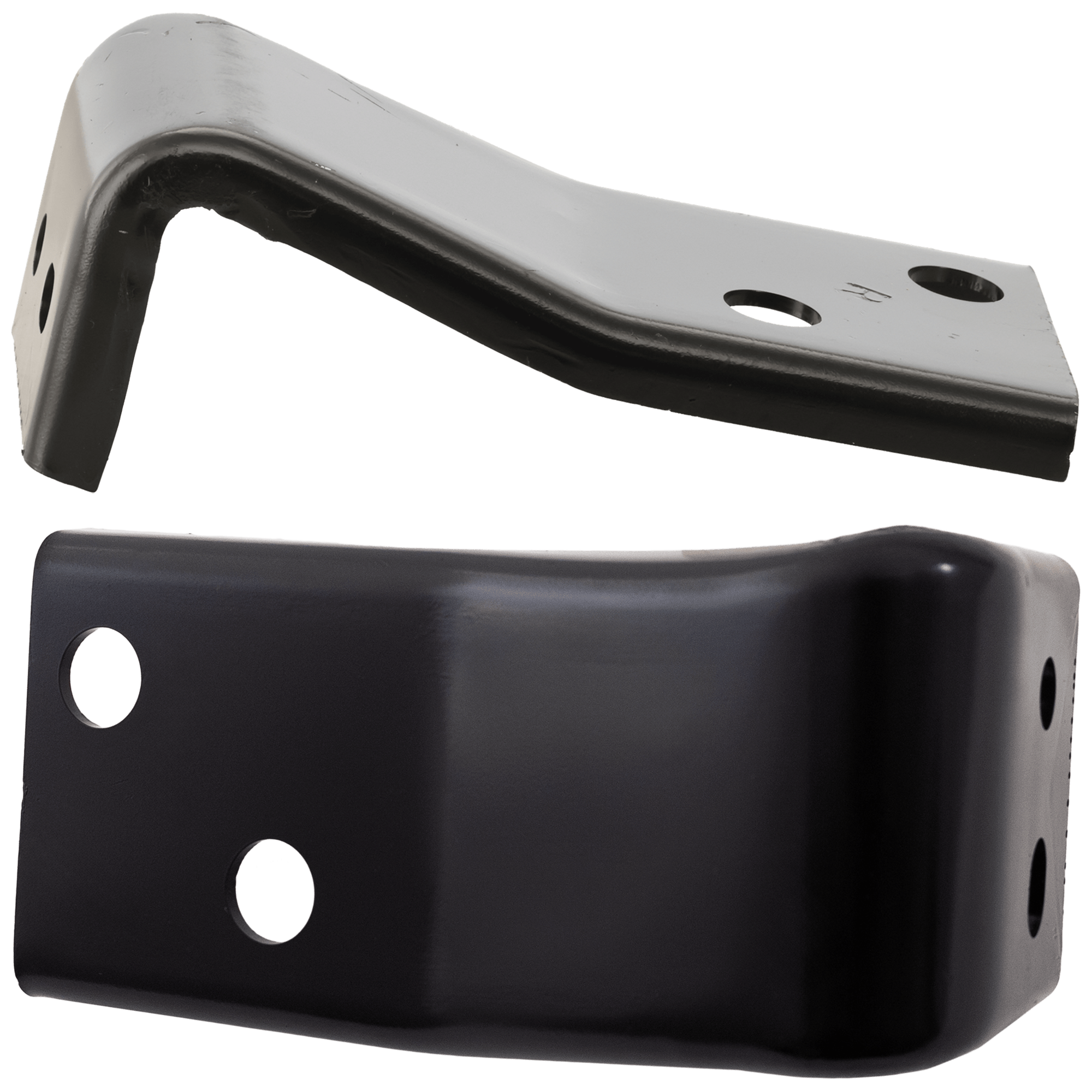 AM WRANGLER JK 07-18 REAR BUMPER BRACKET RH AND LH Outer Standard Duty SKU SET RJ76260011 Partslink CH1162105 CH1163105 OEM 55397116AB 55397117AB