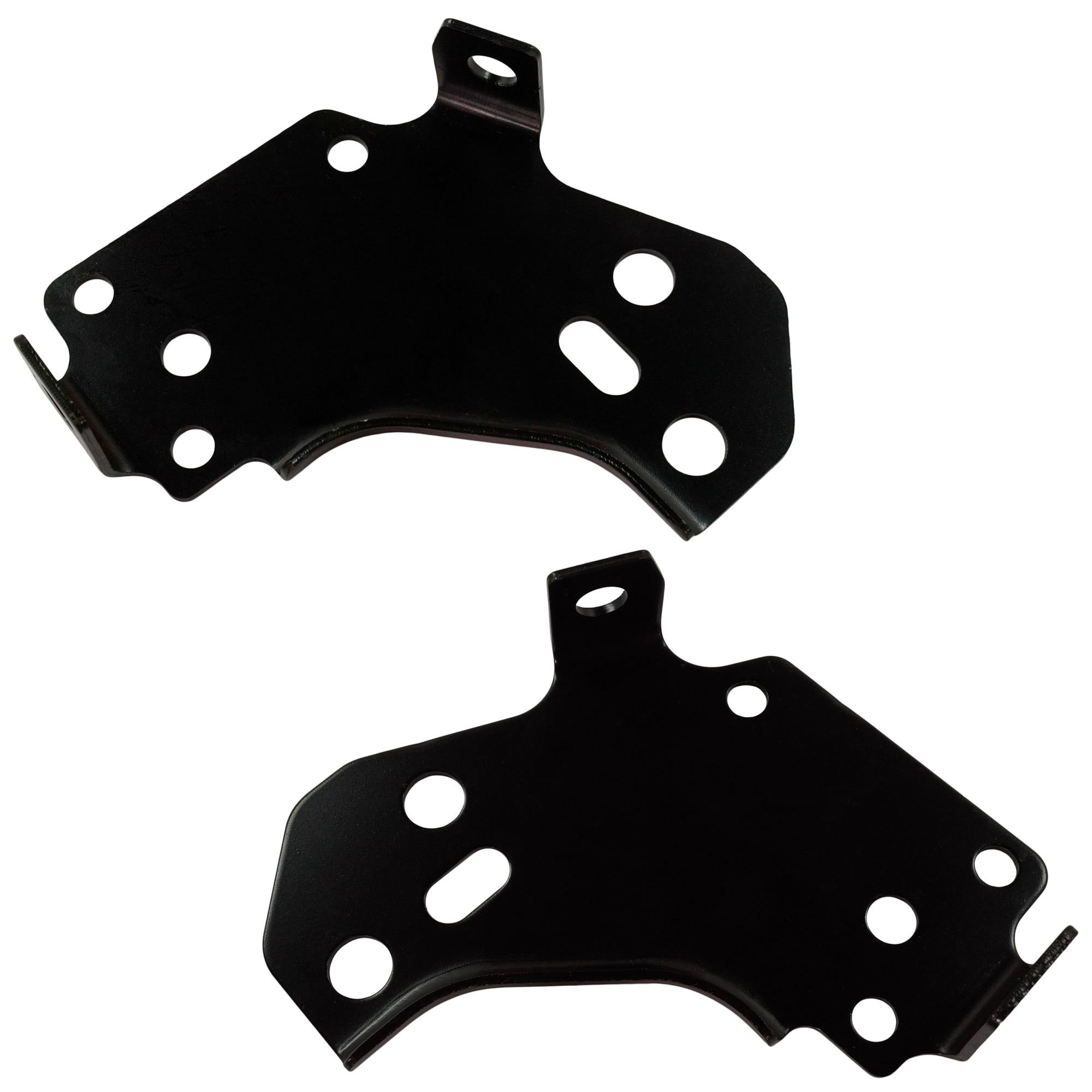 AM Wrangler JK 12-18 REAR BUMPER BRACKET RH AND LH Outer Upper Heavy Duty Factory Installed CAPA SKU SET RJ76270005Q Partslink CH1163101C CH1162101C OEM 68195812AA 68195813AA