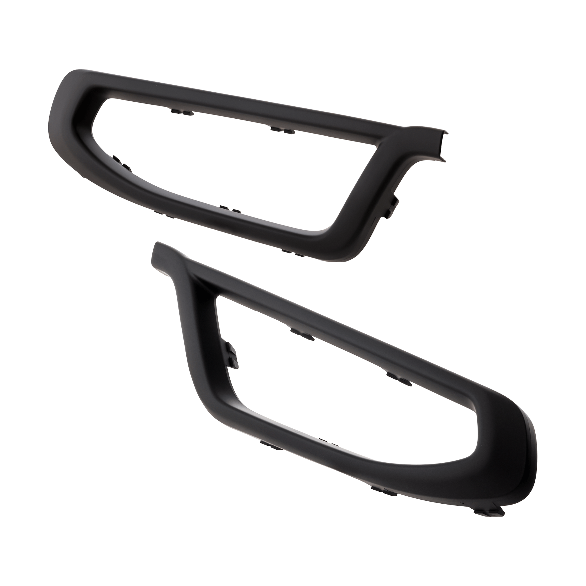 AM CHEROKEE 19-23 REAR BUMPER MOLDING RH AND LH Cover Trim Primed Trailhawk Trailhawk Elite X Models SKU SET RJ76350013 Partslink CH1146121 CH1147121 OEM 6KU92TZZAC 6KU93TZZAC
