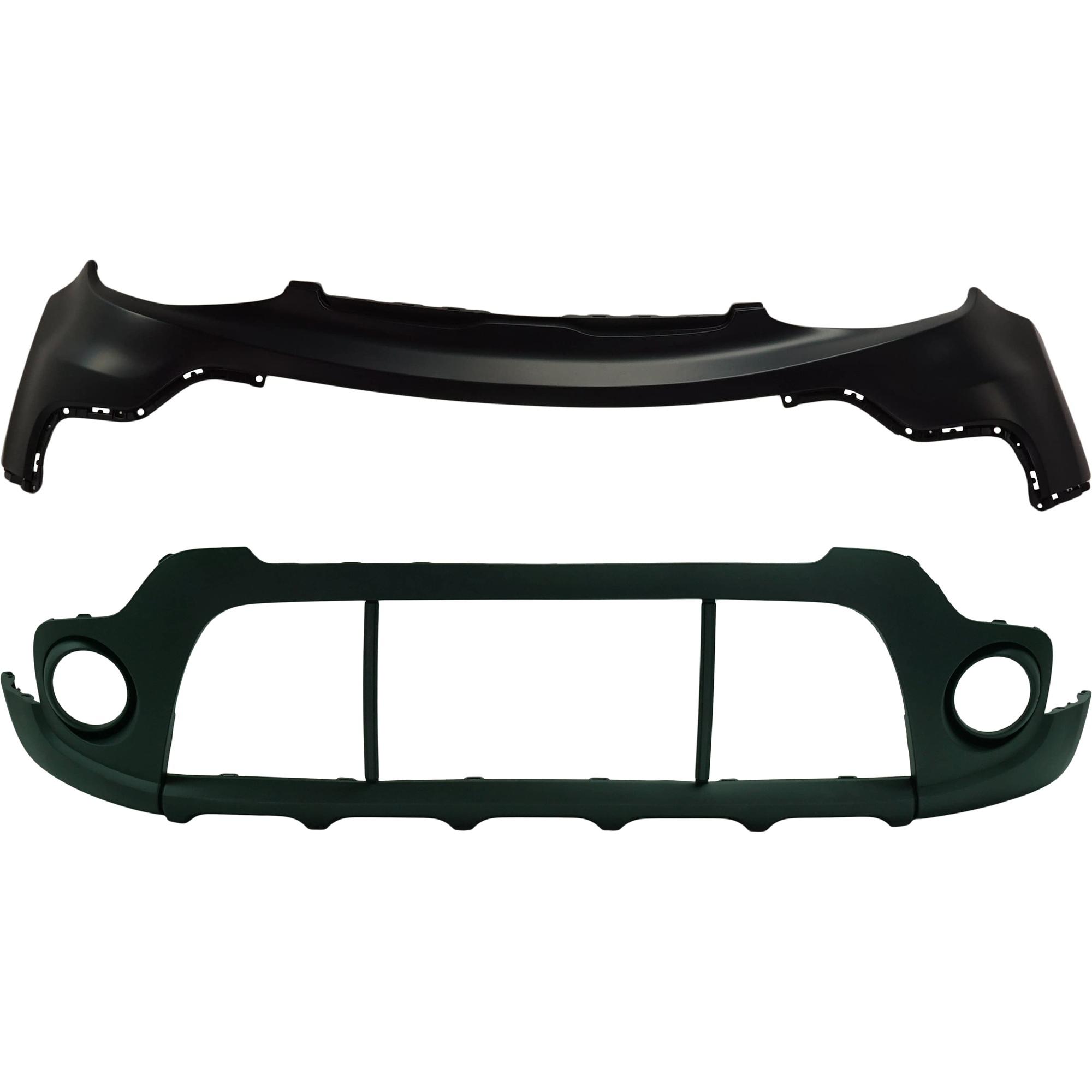 AM SOUL 17-19 FRONT BUMPER COVER Upper and Lower Upper Primed Lower Textured w o mounting bracket s Base LX Models SKU SET RK01030016