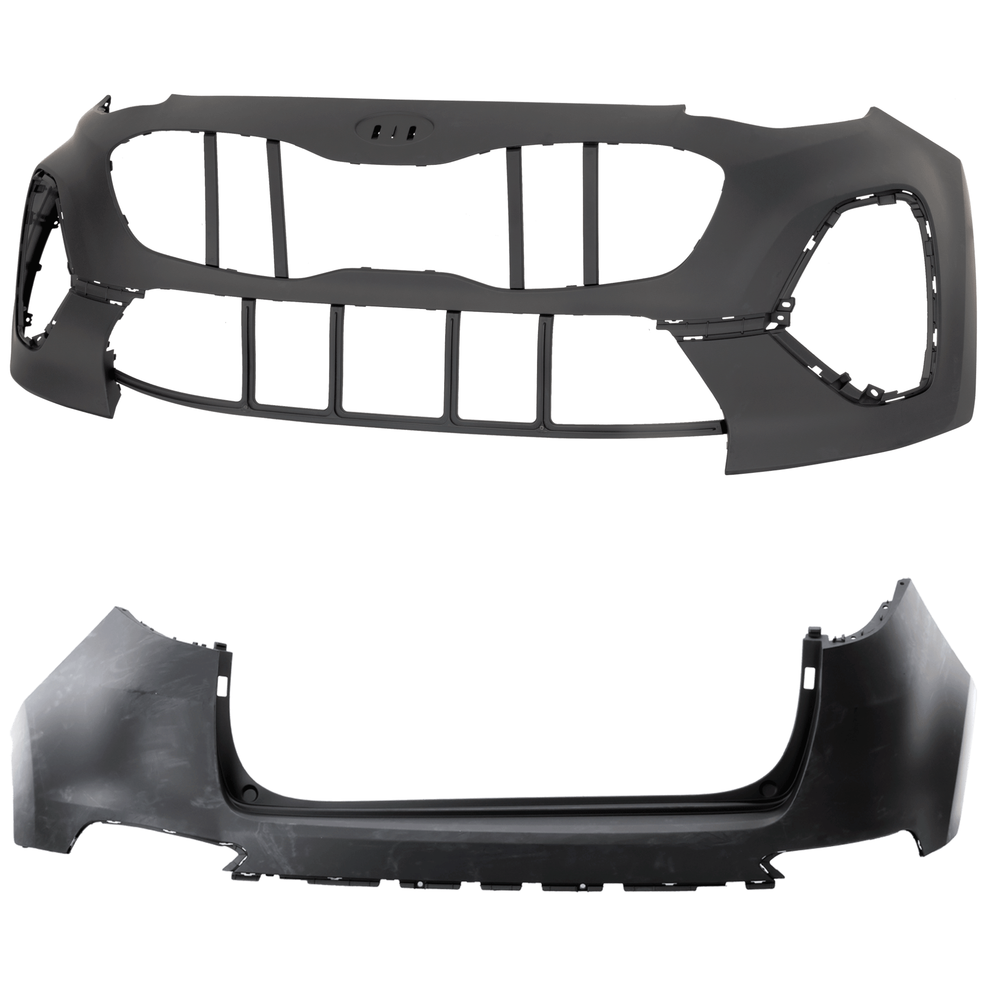 AM Bumper Cover SKU SET RK01030033PQ B Partslink KI1000206C KI1114113C OEM 86511D9500-86611D9500