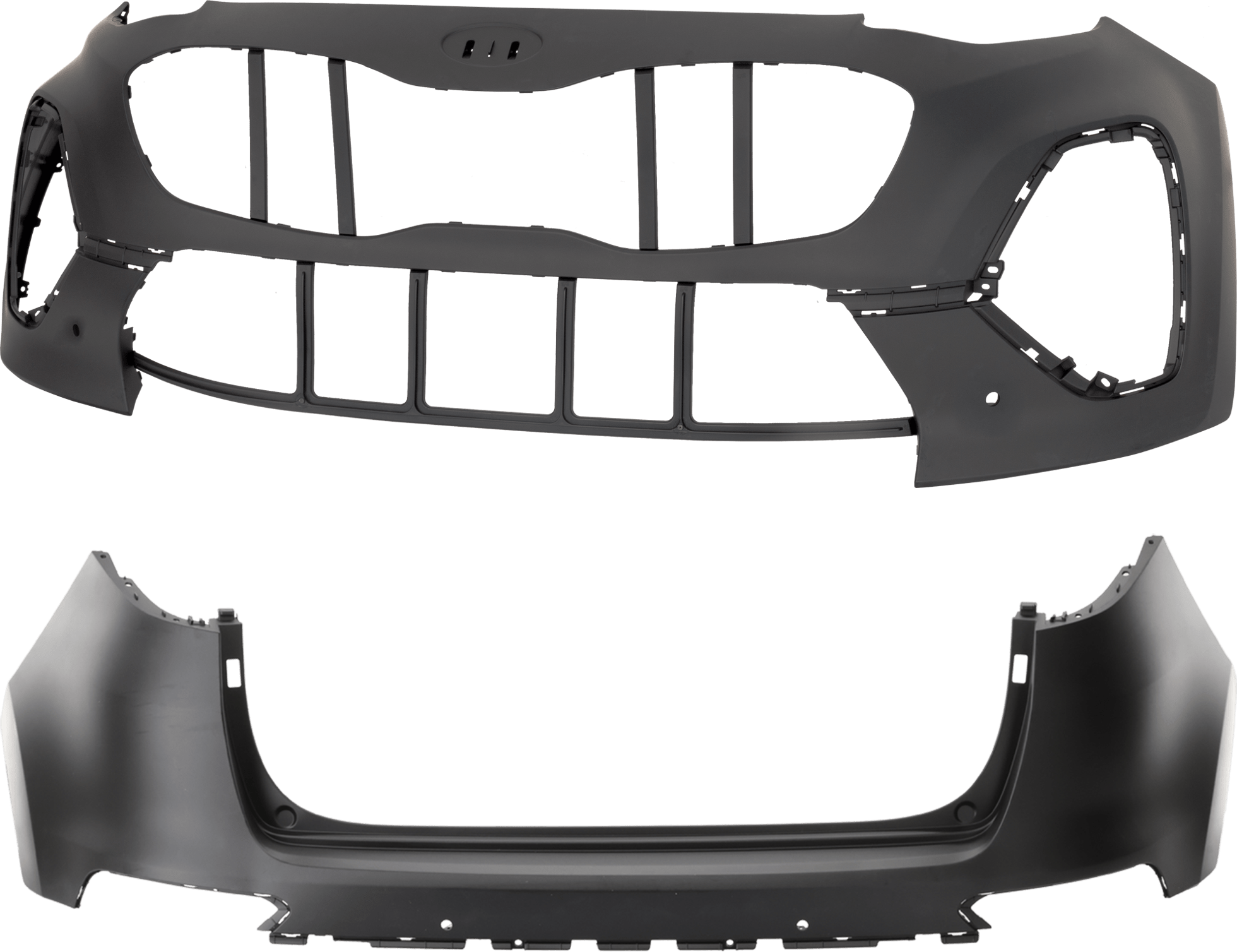AM Bumper Cover SKU SET RK01030034PQ A Partslink KI1000207C KI1114114C OEM 86510D9510-86640D9500