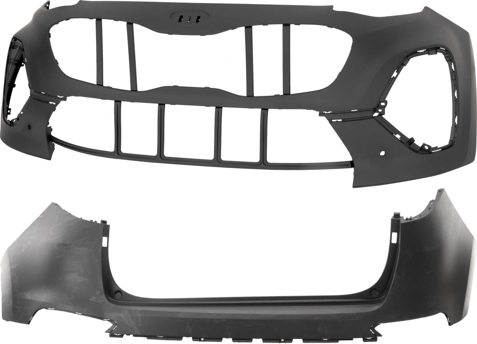AM Bumper Cover SKU SET RK01030034PQ B Partslink KI1000207C KI1114113C OEM 86510D9510-86611D9500