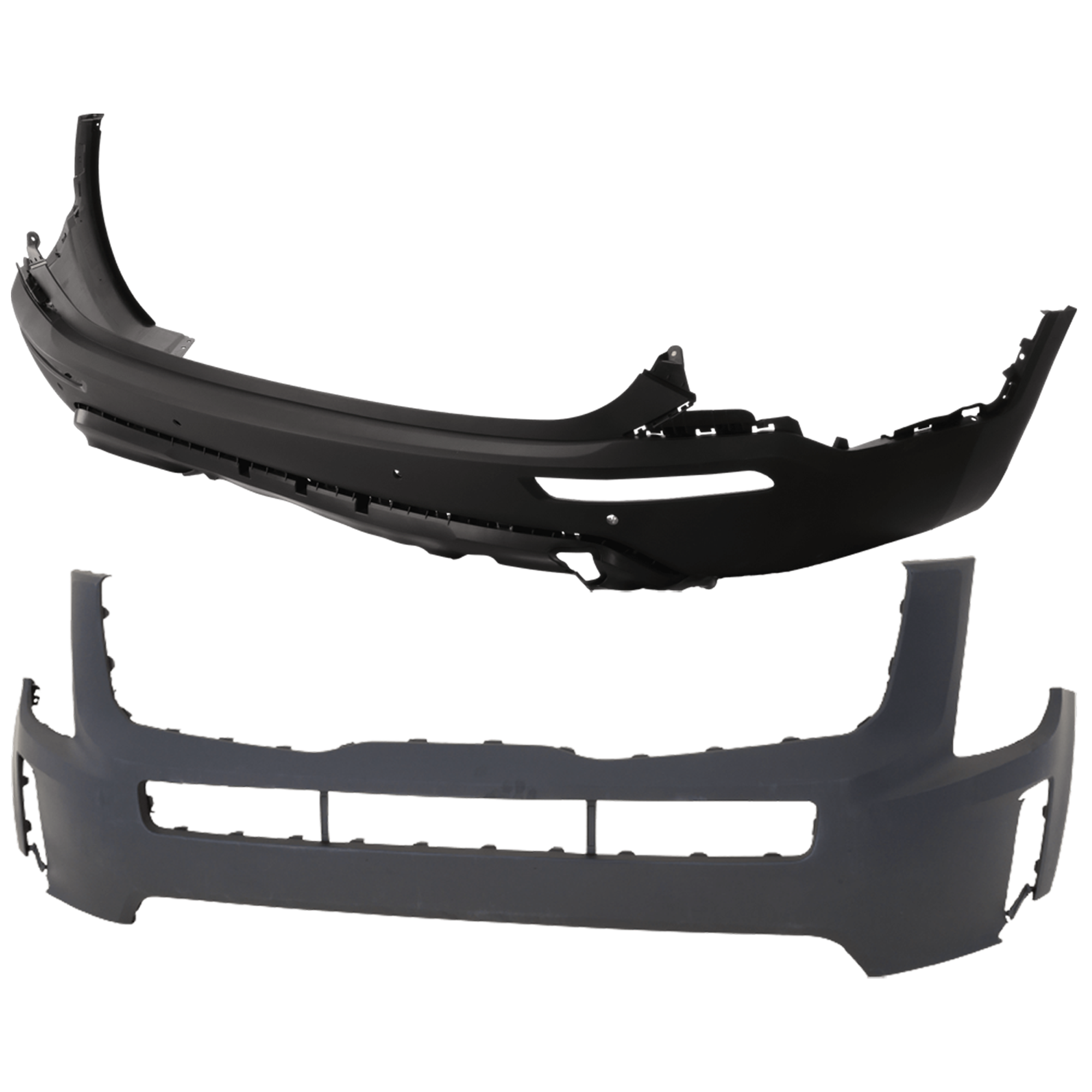 AM TELLURIDE 20-21 FRONT AND REAR BUMPER COVER Front Primed Rear Textured SKU SET RK01030036P B Partslink KI1014106 KI1100228 OEM 86511S9000-86610S9010