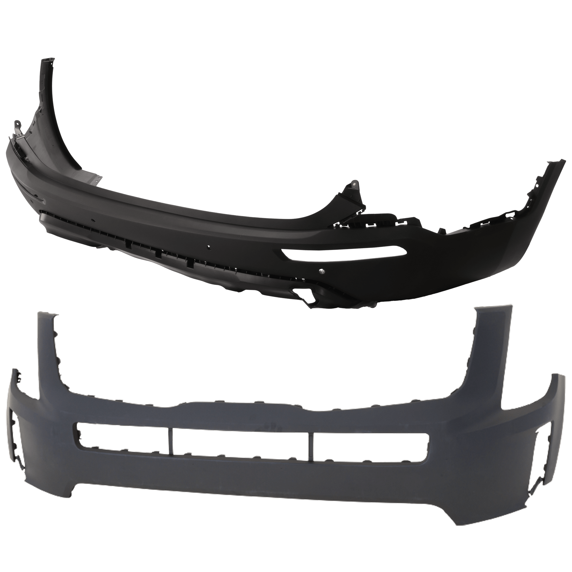 AM TELLURIDE 20-21 FRONT AND REAR BUMPER COVER Front Primed Rear Textured CAPA SKU SET RK01030036PQ B Partslink KI1014106C KI1100228C OEM 86511S9000-86610S9010