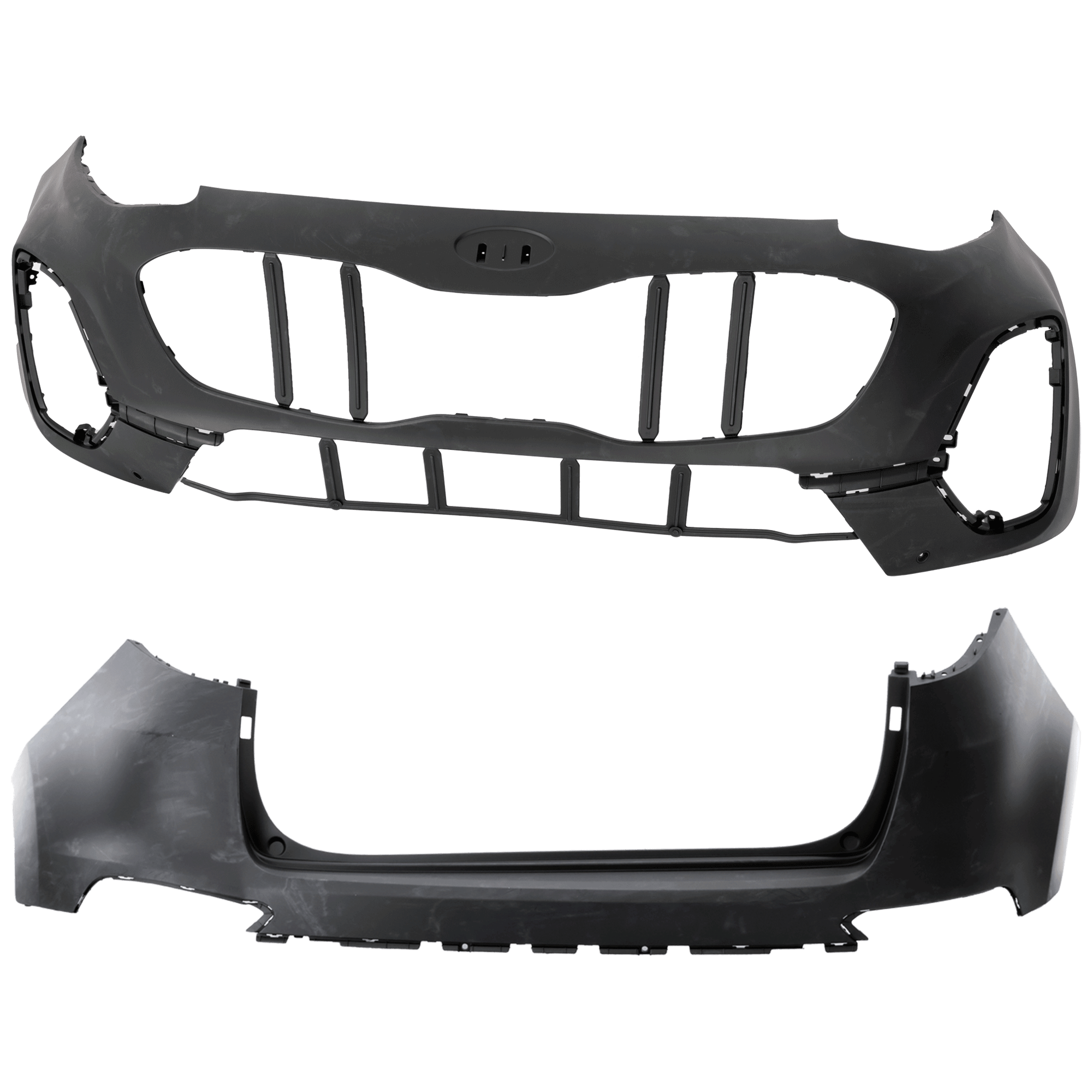 AM Bumper Cover SKU SET RK01030056PQ B Partslink KI1000209C KI1114113C OEM 86510D9LB0-86611D9500