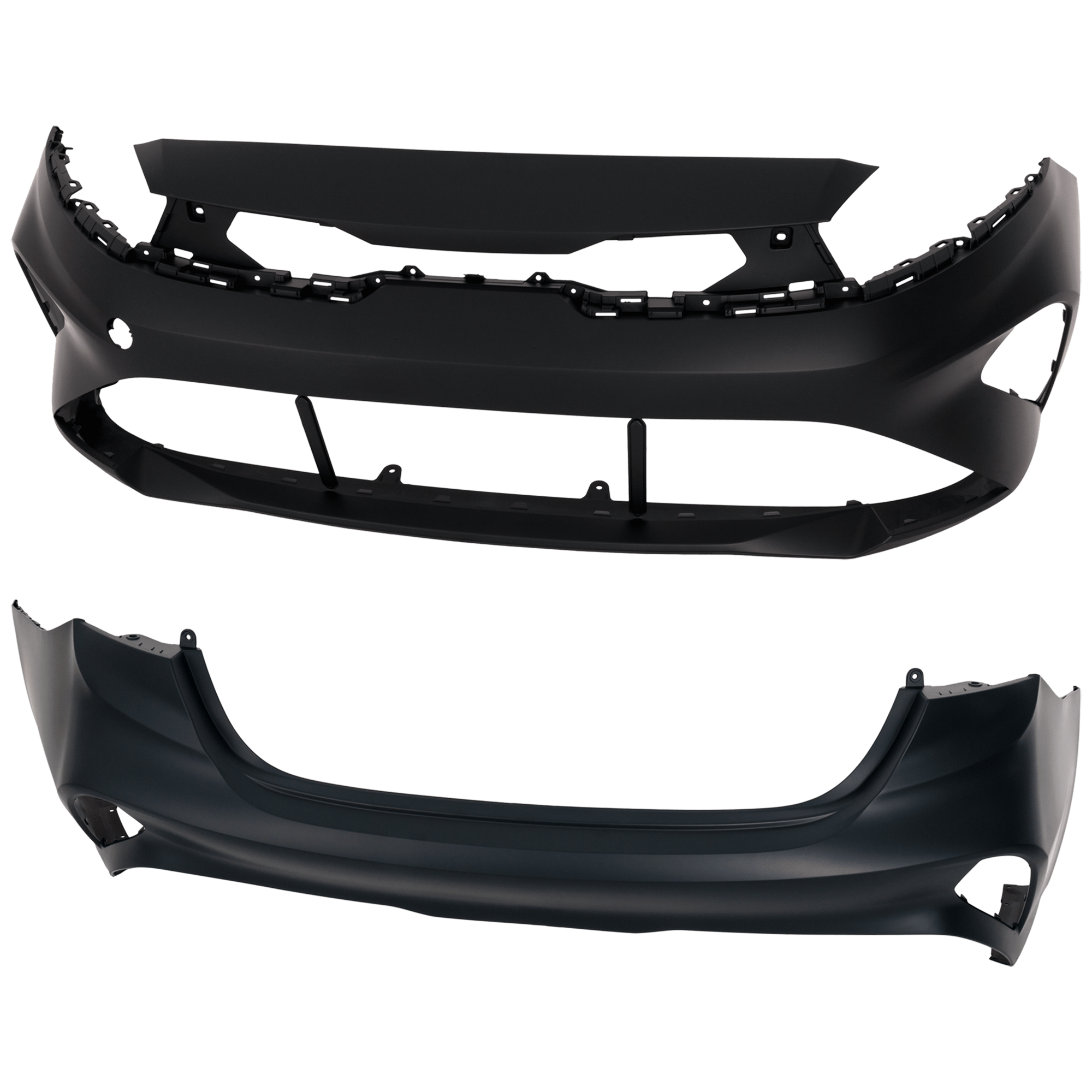 AM Bumper Cover SKU SET RK01030083PQ Partslink KI1000219C KI1100240C OEM 86511M7500-86611M7EB0