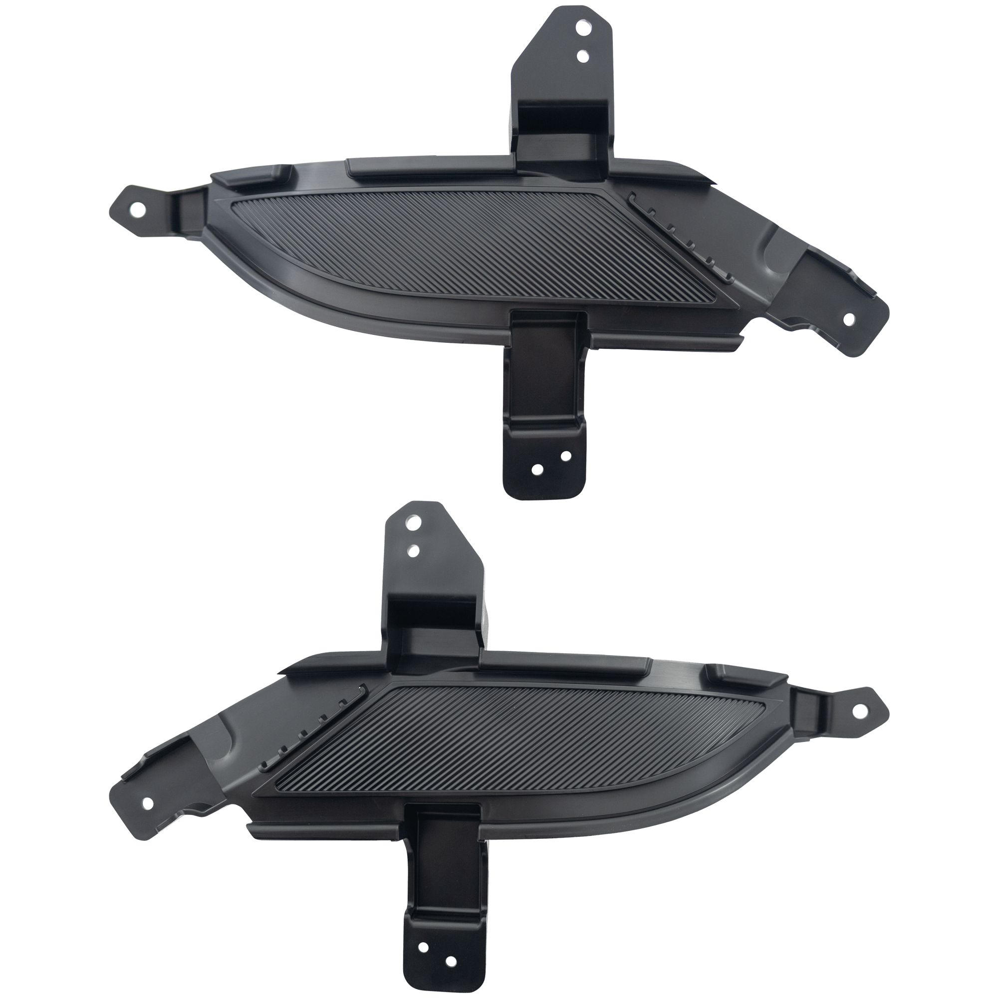 AM K5-21-24 FRONT BUMPER TOW HOOK RH AND LH Blanking Cover Textured Black EX LX LXS Models SKU SET RK01430001 Partslink KI1038165 KI1039165 OEM 86563L3000-86564L3000