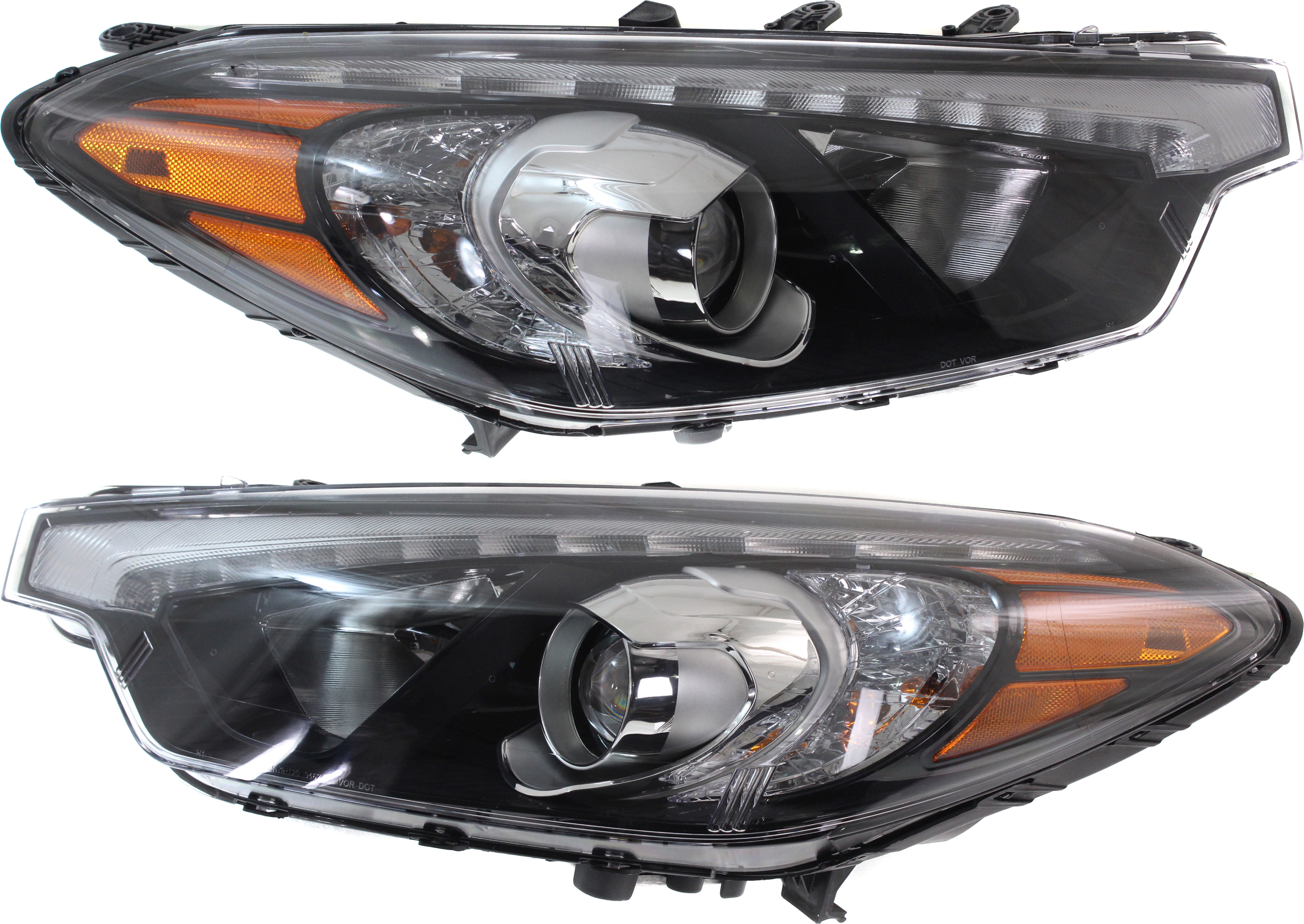 AM FORTE FORTE KOUP FORTE5-15-16 HEAD LAMP RH AND LH Assembly HID Xenon with HID Kit From 10-17-14 SKU SET RK10010005 Partslink KI2502200 KI2503200 OEM 92101A7221-92102A7221