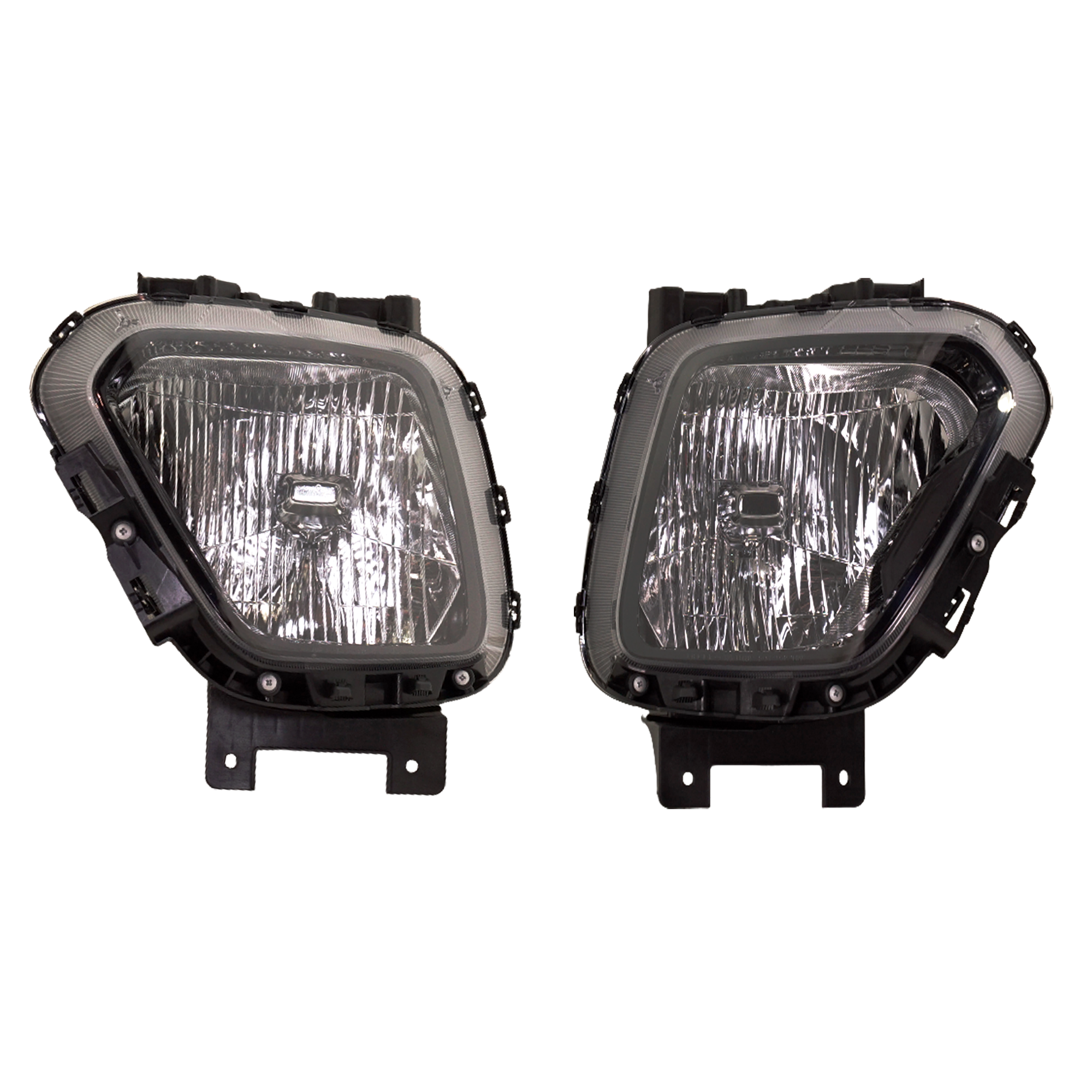 AM SOUL 20-22 HEAD LAMP RH AND LH Assembly Halogen GT Line LX S X Line Models SKU SET RK10010033 Partslink KI2502237 KI2503237 OEM 92101K0040-92102K0040