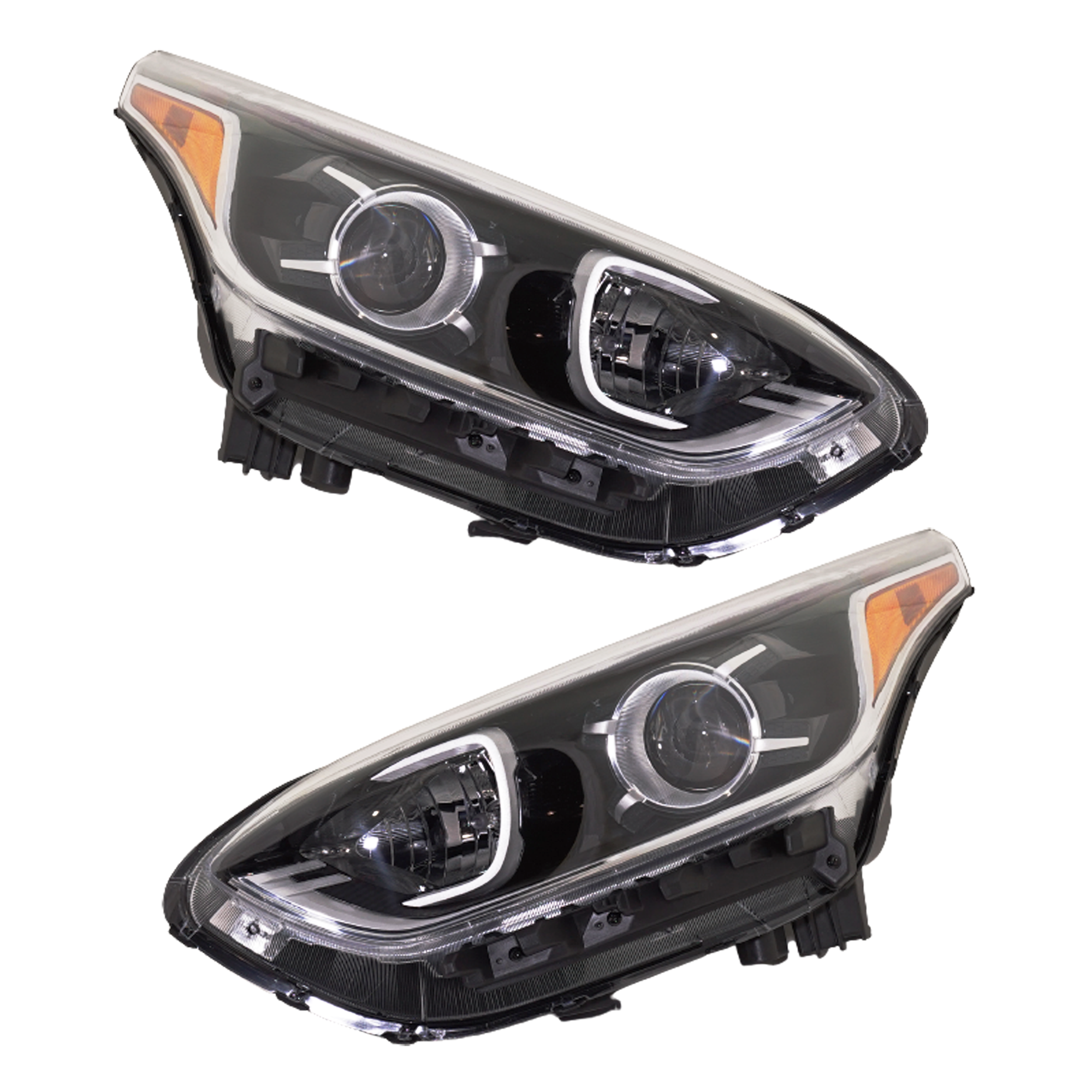 AM FORTE 19-21 HEAD LAMP RH AND LH Assembly Halogen FE LXS Model Sedan SKU SET RK10010039 Partslink KI2503230 KI2502230 OEM 92102M7000-92101M7000