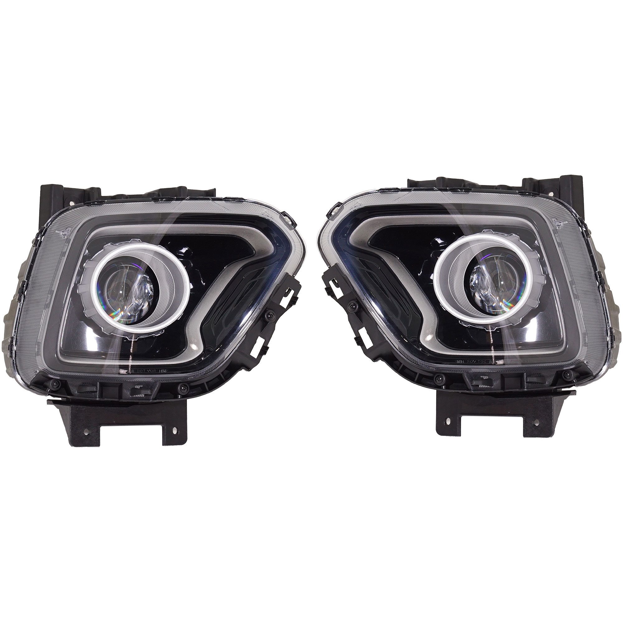 AM SOUL 20-22 HEAD LAMP RH AND LH Assembly Halogen EX Model CAPA SKU SET RK10010049Q Partslink KI2503240C KI2502240C OEM 92102K0140-92101K0140