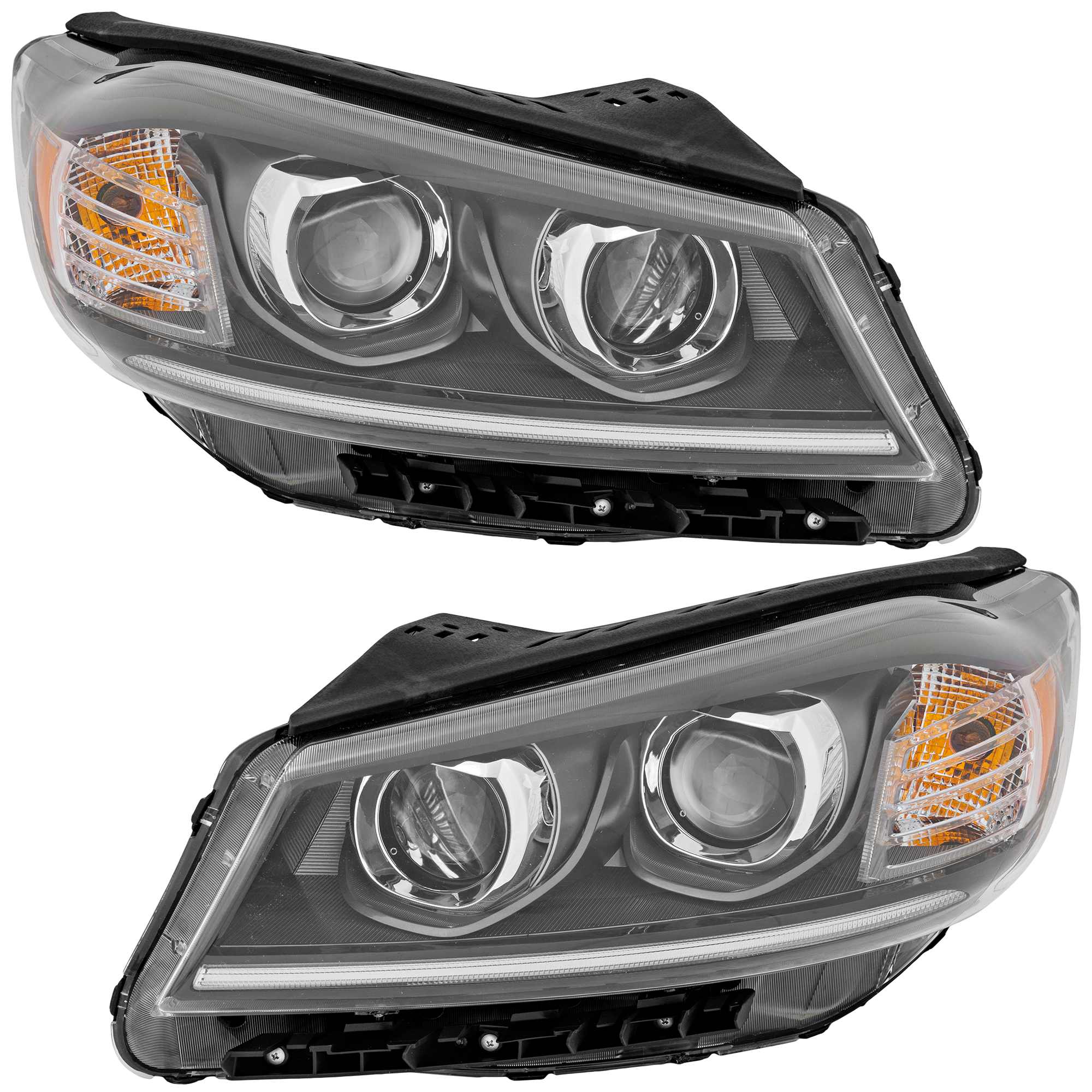 AM SORENTO 19-20 HEAD LAMP RH AND LH Assembly Halogen w Adaptive Headlight CAPA SKU SET RK10010063Q Partslink KI2502229C KI2503229C OEM 92101C6500-92102C6500