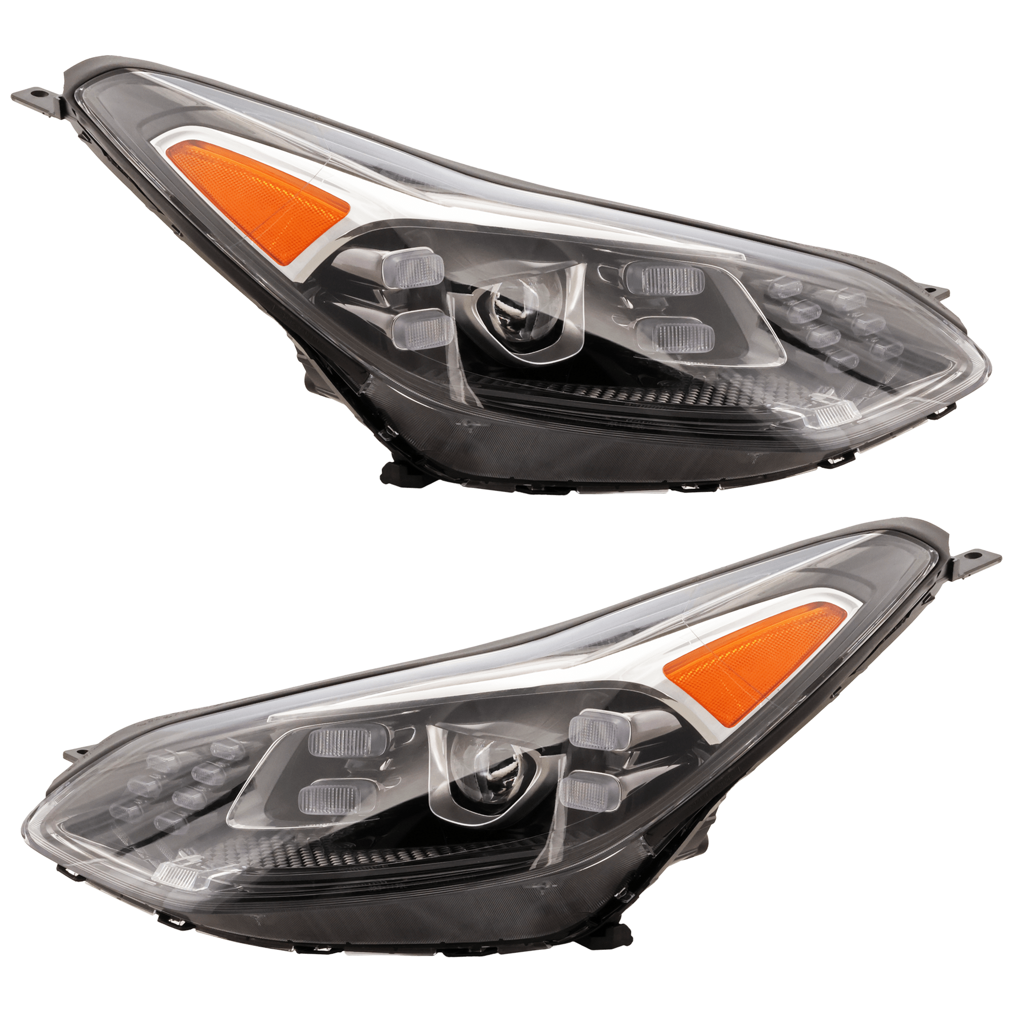 AM SPORTAGE 20-22 HEAD LAMP RH AND LH Assembly LED FWD To 7-12-19 CAPA SKU SET RK10010085AQ Partslink KI2502242C KI2503242C OEM 92101D9540-92102D9540