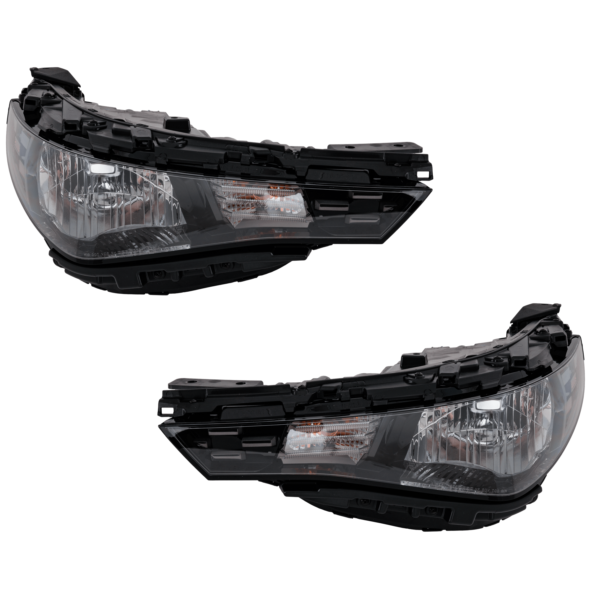 AM SOUL 23-25 HEAD LAMP RH AND LH Assembly Halogen SKU SET RK10010101A Partslink KI2502256 KI2503256 OEM 92101K0520-92102K0520