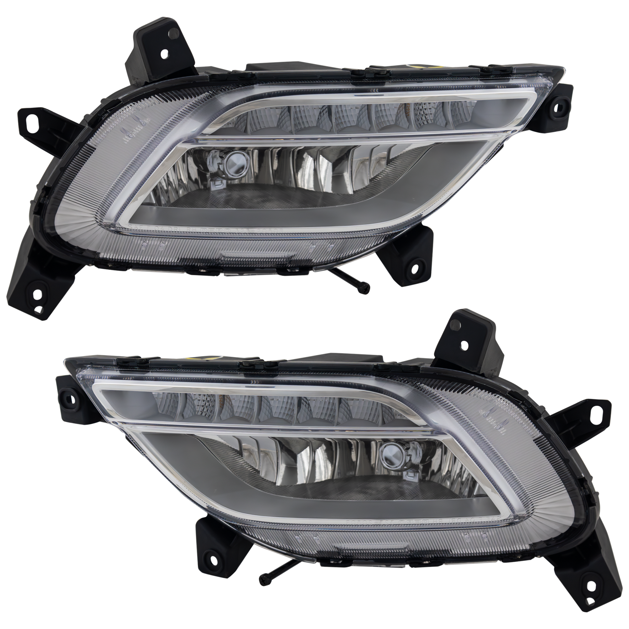 AM NIRO 17-19 FOG LAMP RH AND LH Assembly CAPA SKU SET RK10750007Q Partslink KI2592158C KI2593158C OEM 92201G5000-92202G5000