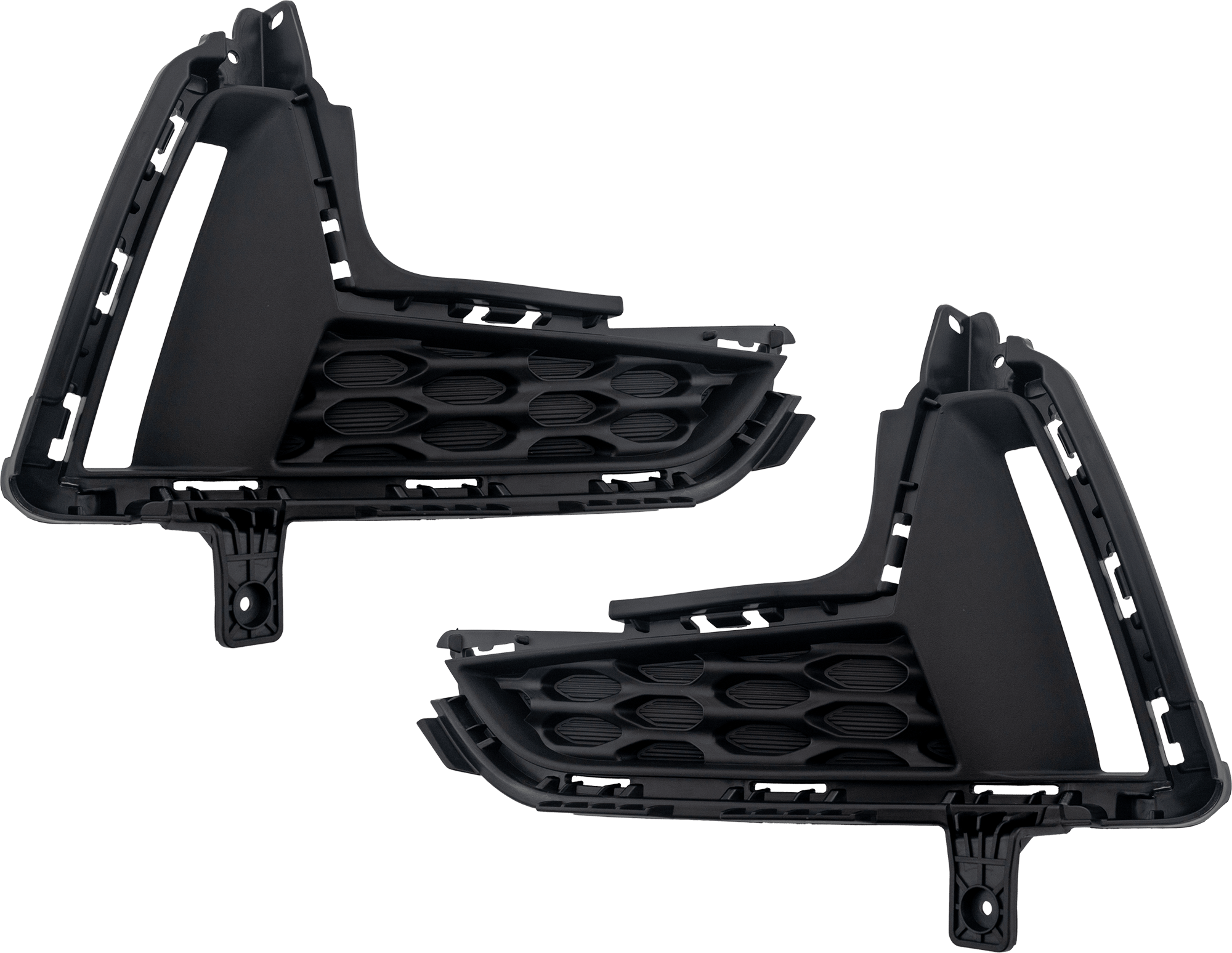 AM CARNIVAL 22-24 FRONT FOG LAMP COVER RH AND LH Textured Black SKU SET RK10770001 Partslink KI1039152 KI1038152 OEM 86564R0000-86563R0000