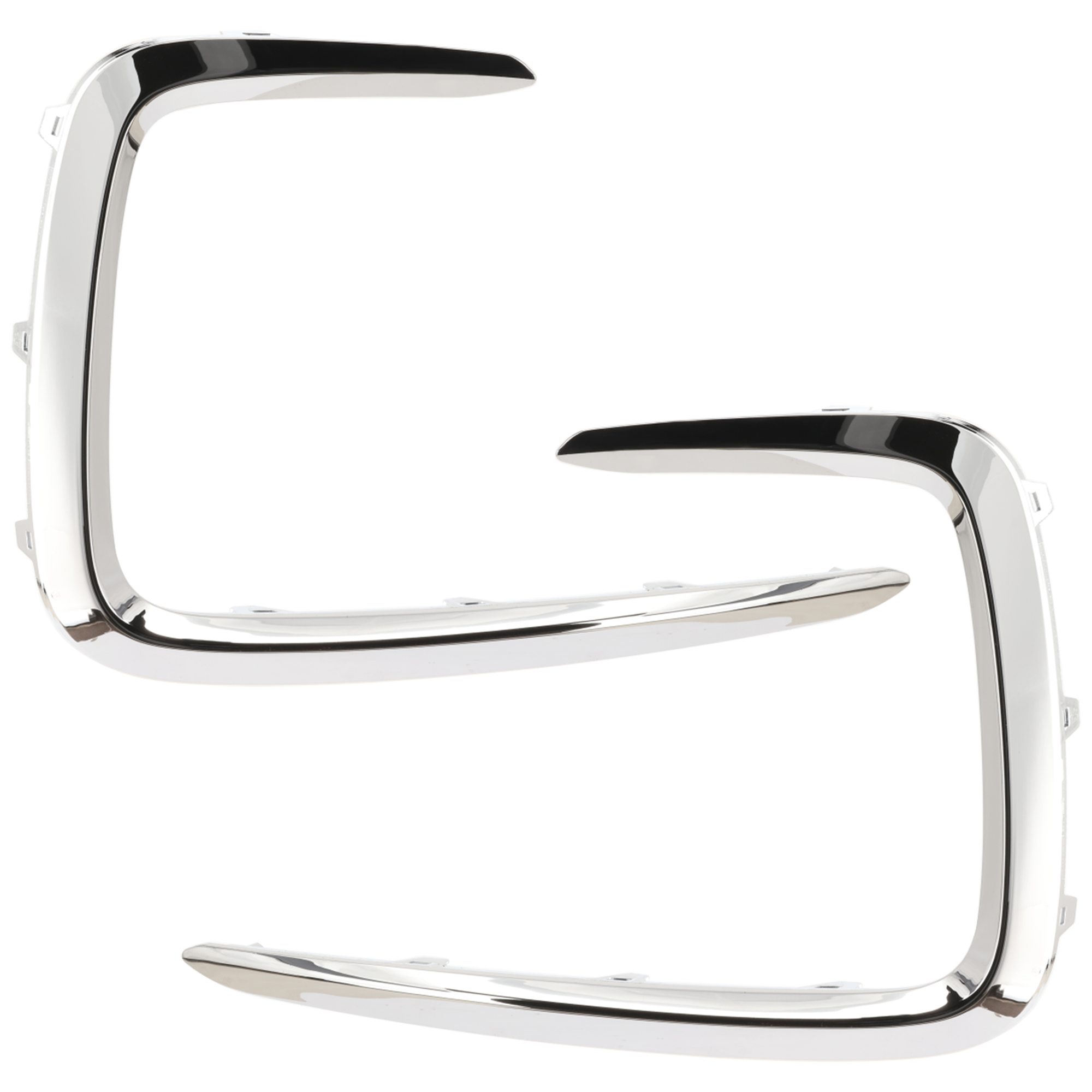 AM SEDONA 19-21 FOG LAMP COVER RH AND LH Outer Silver Sport Type SKU SET RK10770007 Partslink KI1047109 KI1046109 OEM 86564A9UA0-86563A9UA0